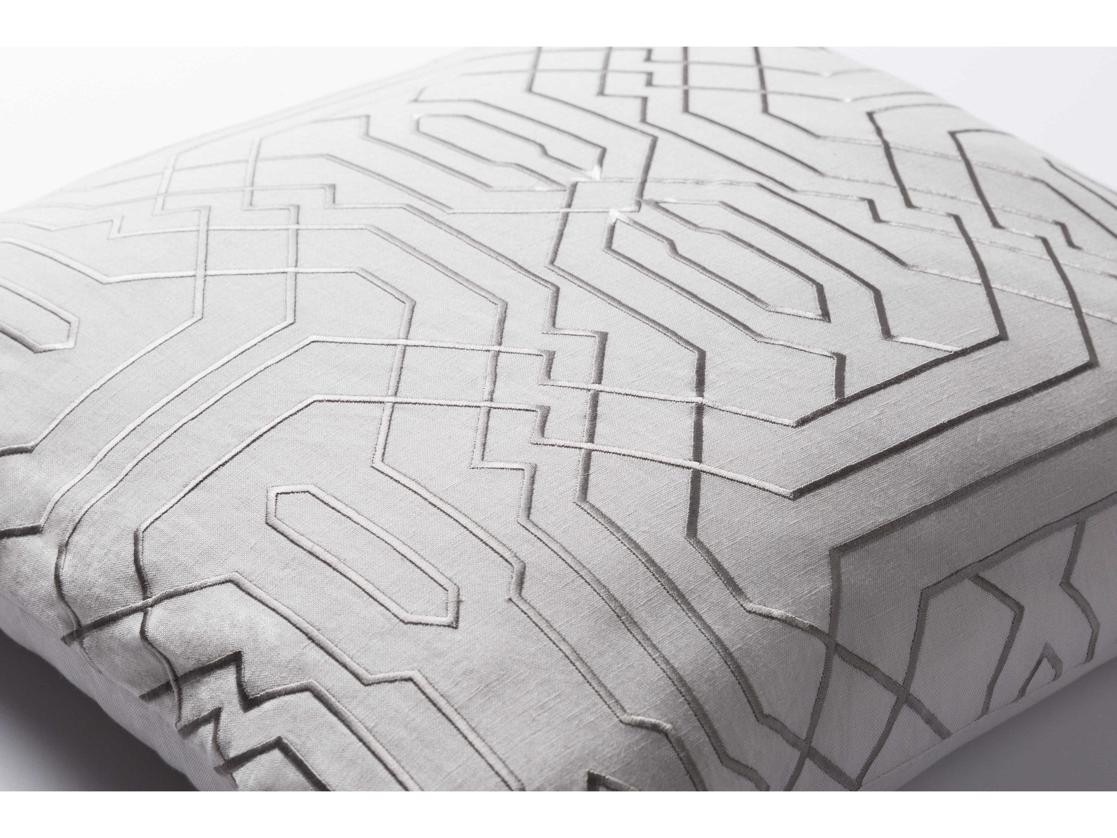 Surya Alexander Wyly Ridgewood Light Gray Pillow