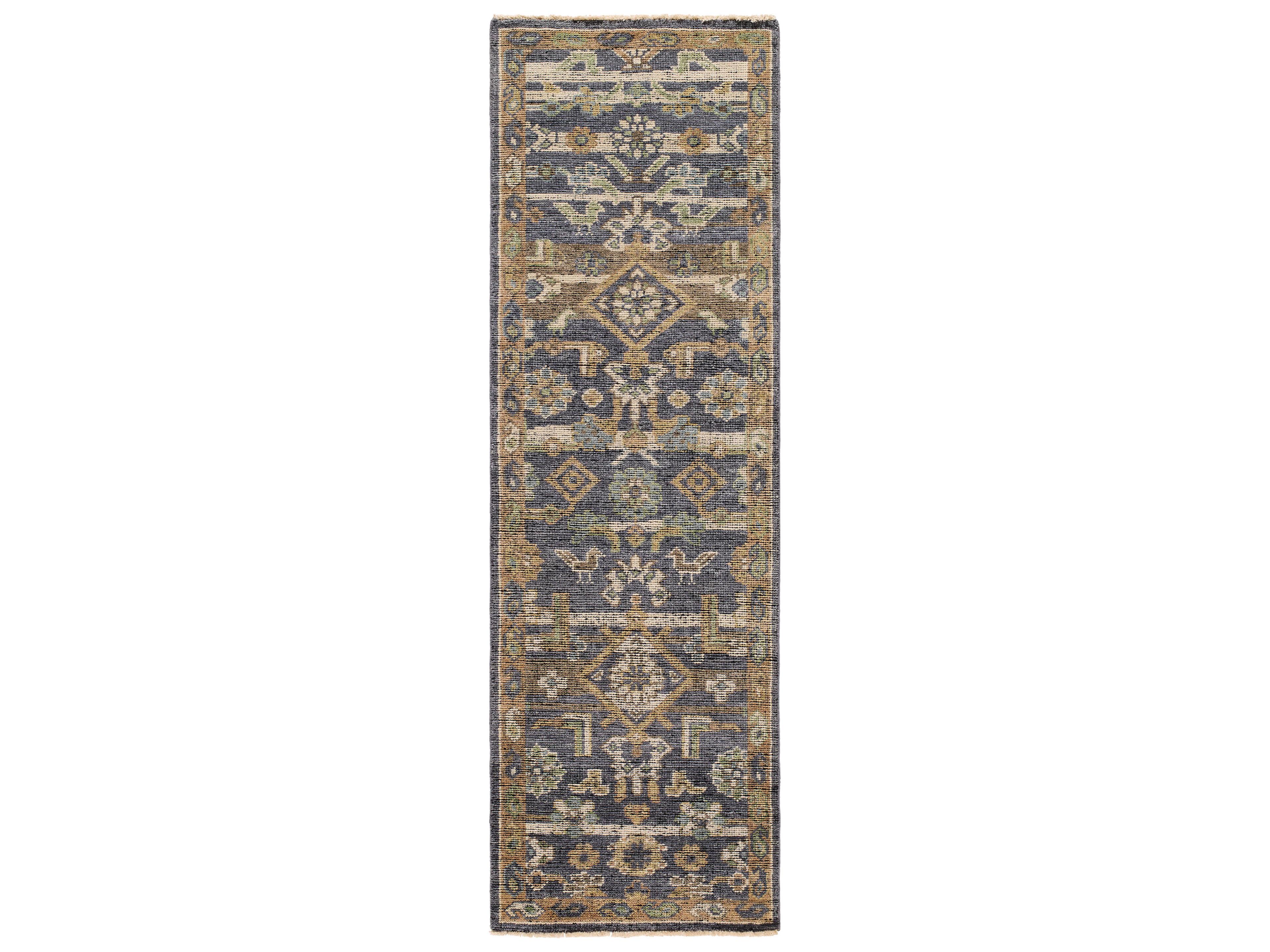 Surya Reign Bordered Runner Area Rug