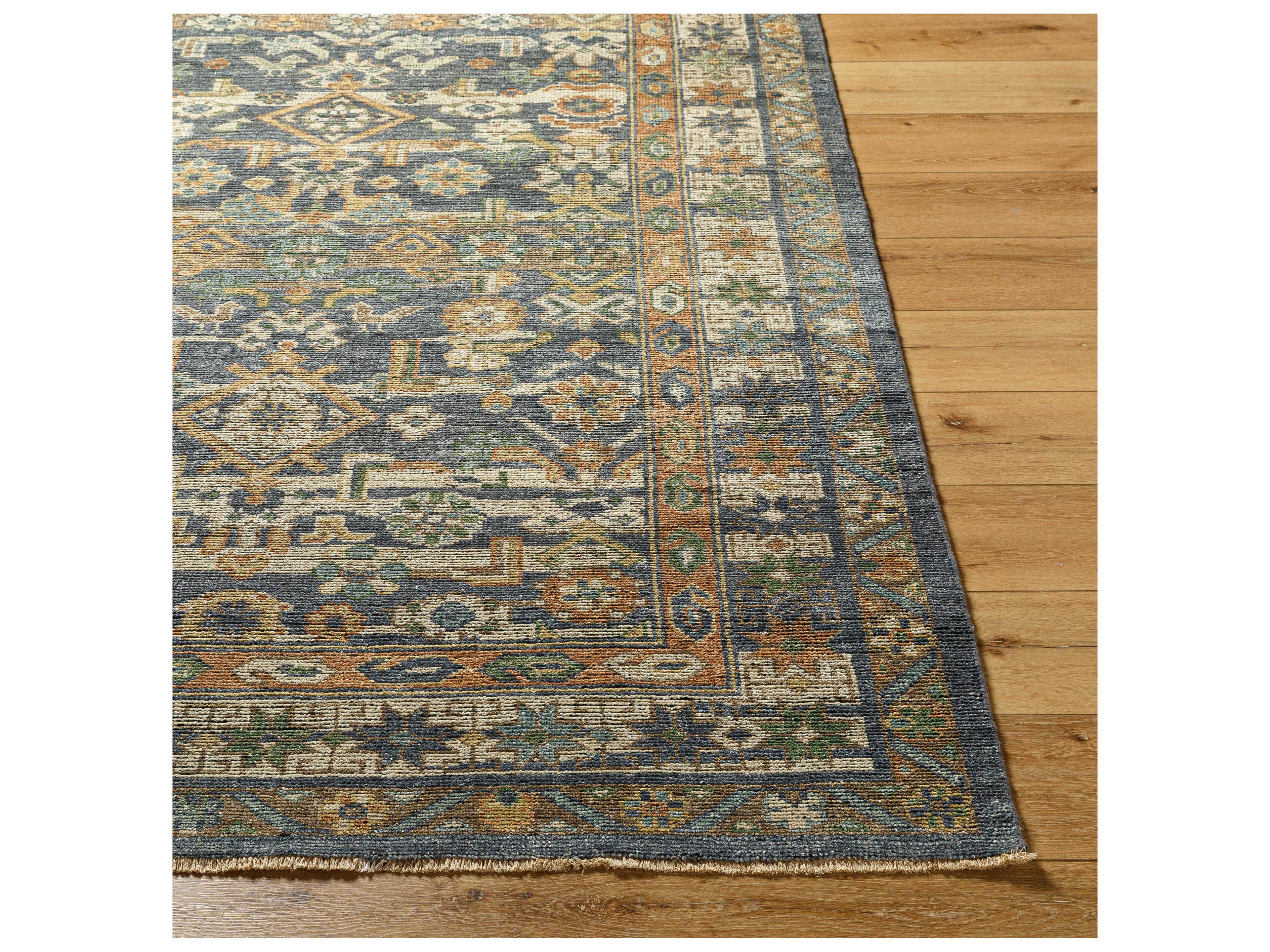 Surya Reign Bordered Runner Area Rug