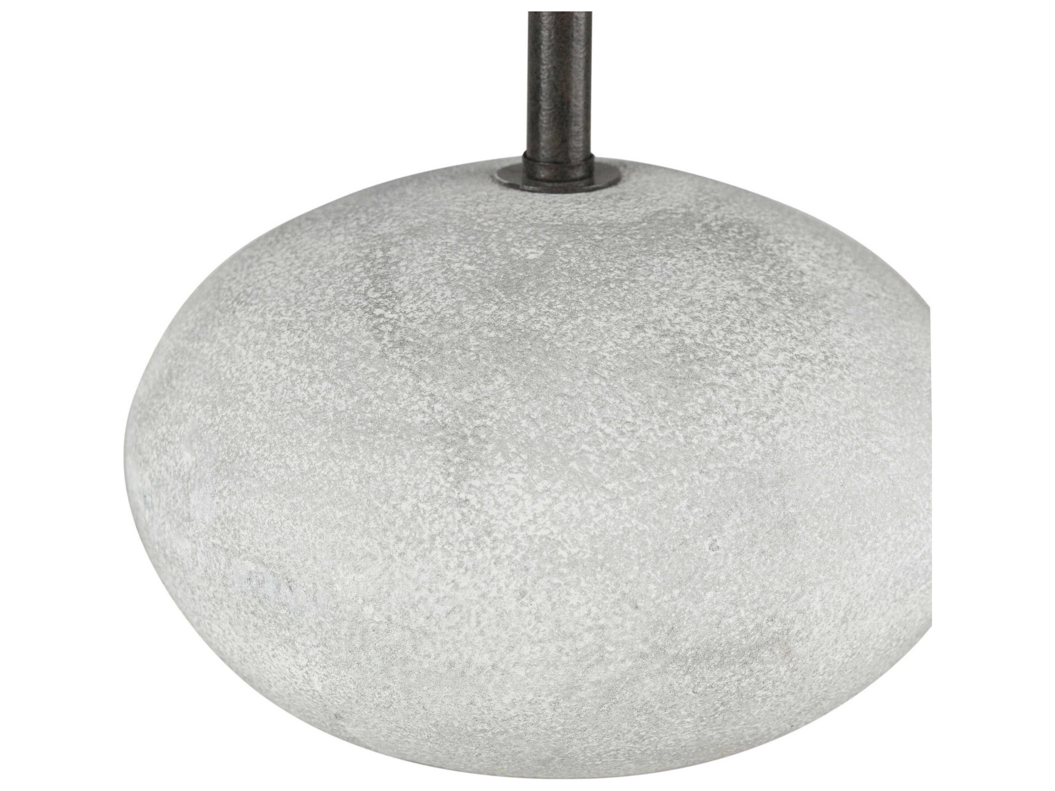 Surya Rigby Metallic Bronze Ivory Linen Gray Buffet Lamp