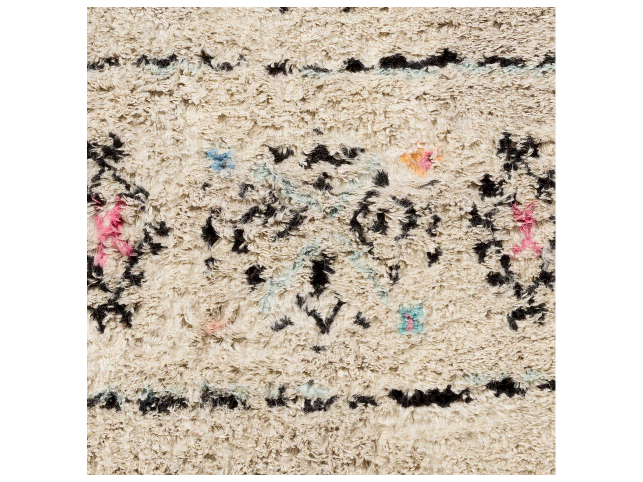 Surya Riad Shag Geometric Area Rug