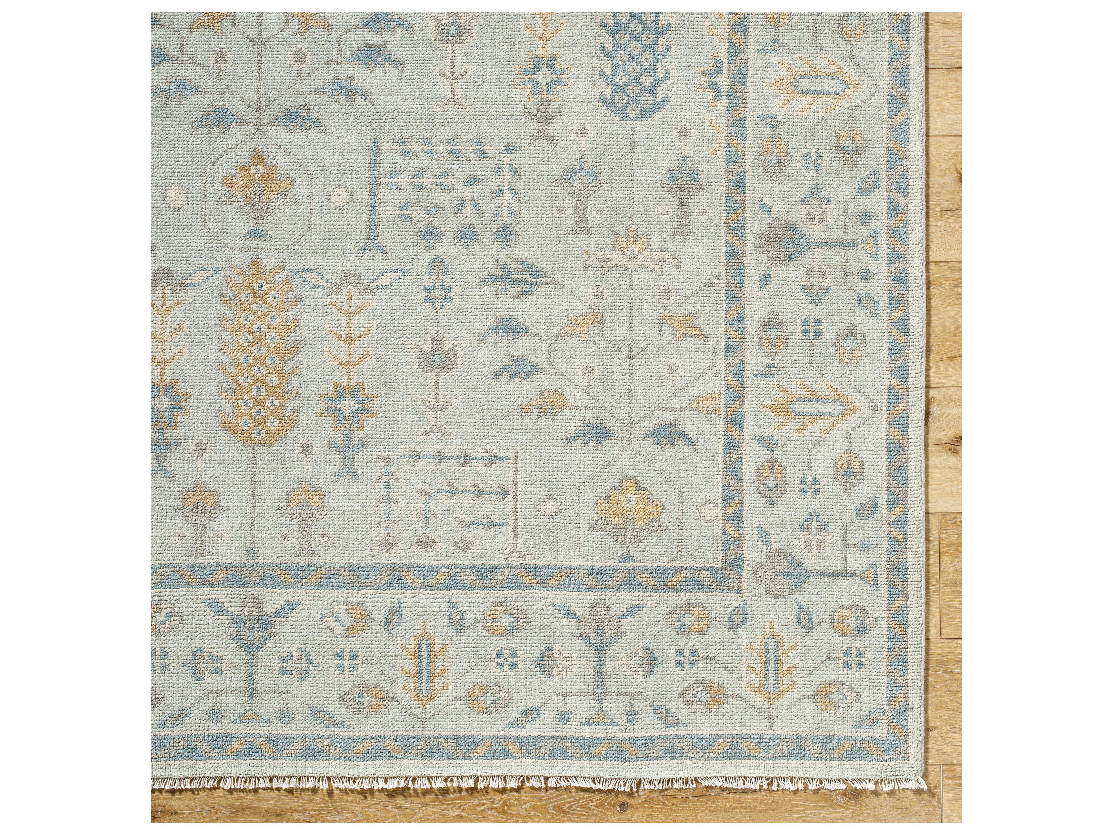 Surya Riviera Bordered Runner Area Rug
