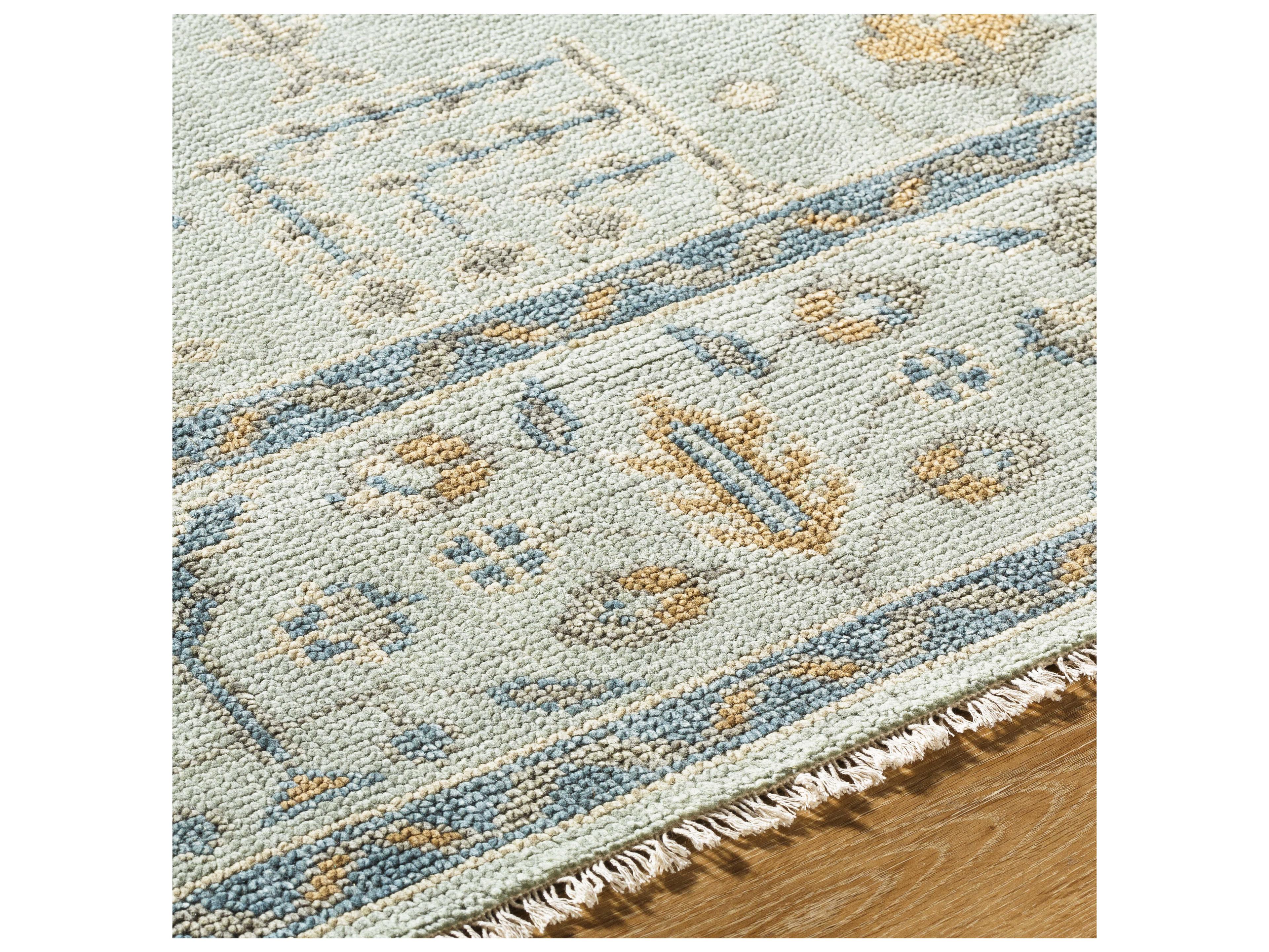 Surya Riviera Bordered Runner Area Rug