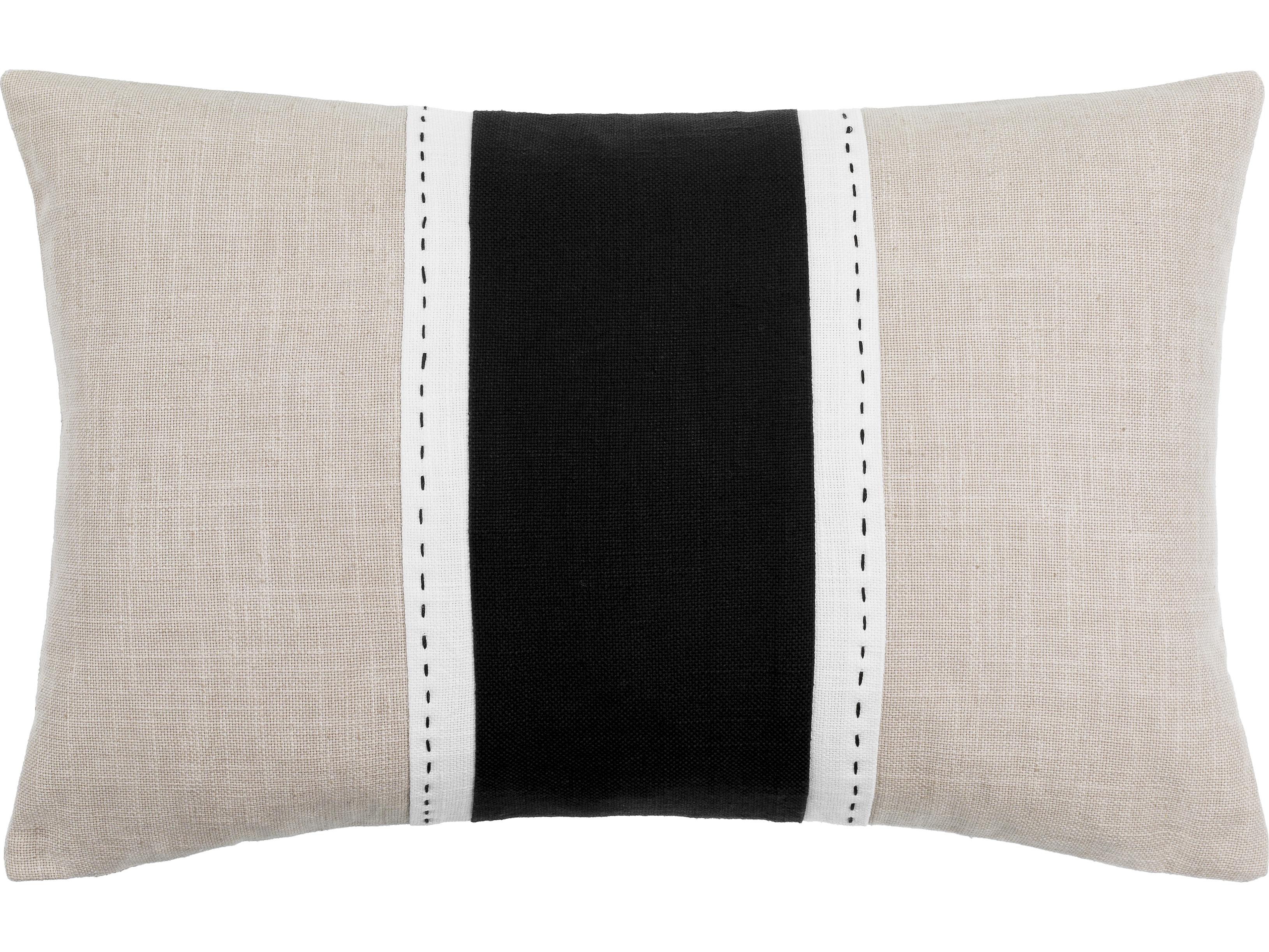 Surya Ritzy Black Pillow