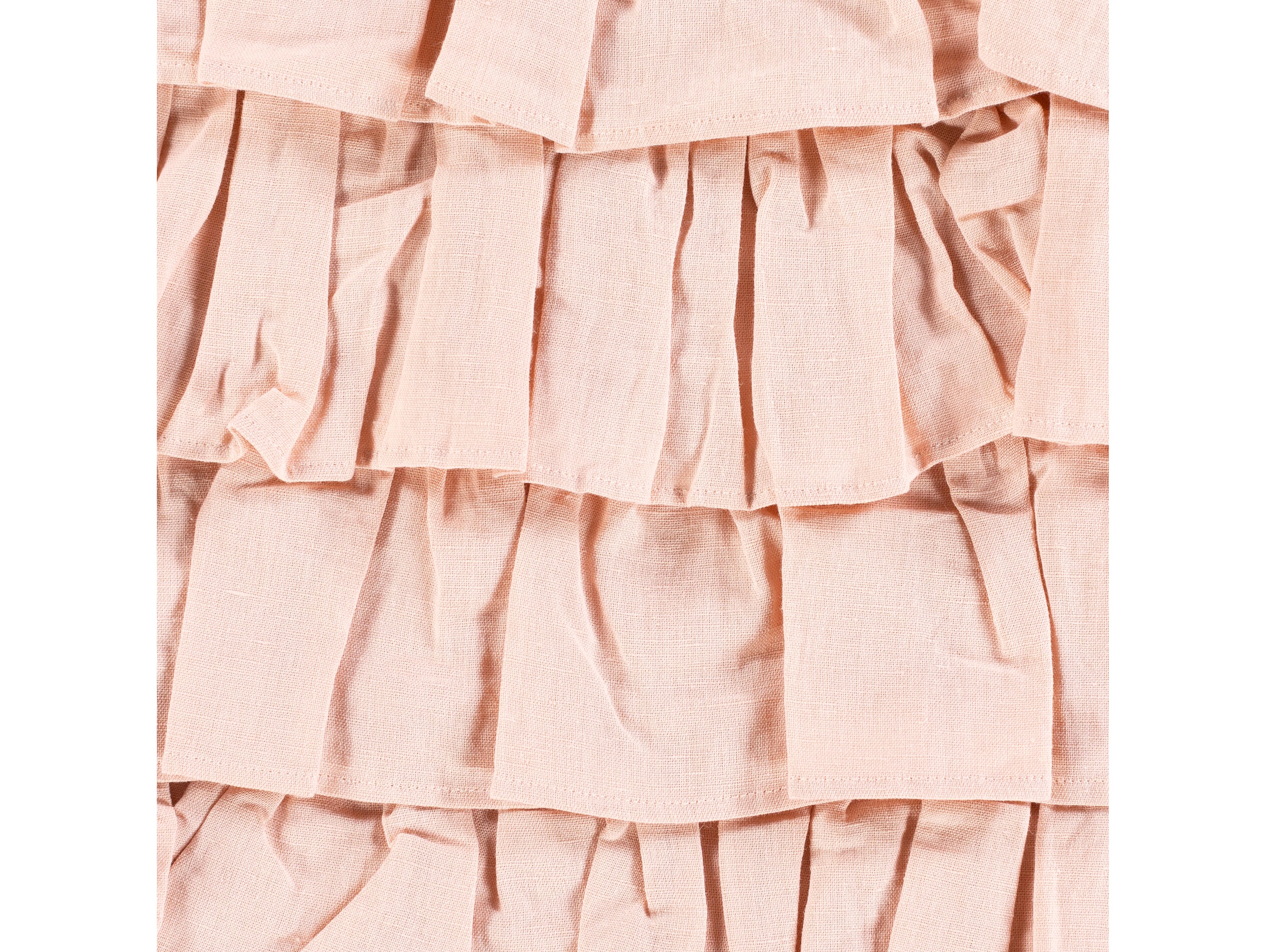 Surya Ruffle Dusty Pink Pillow