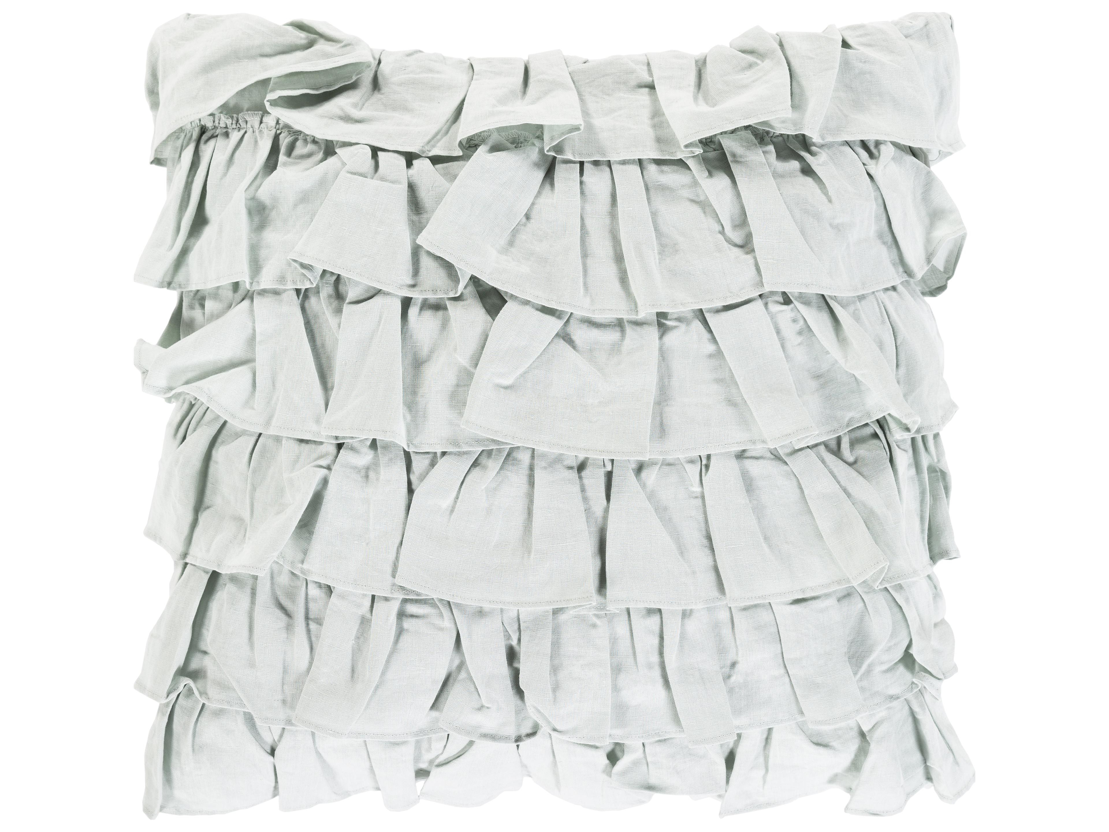 Surya Ruffle Pale Blue Pillow