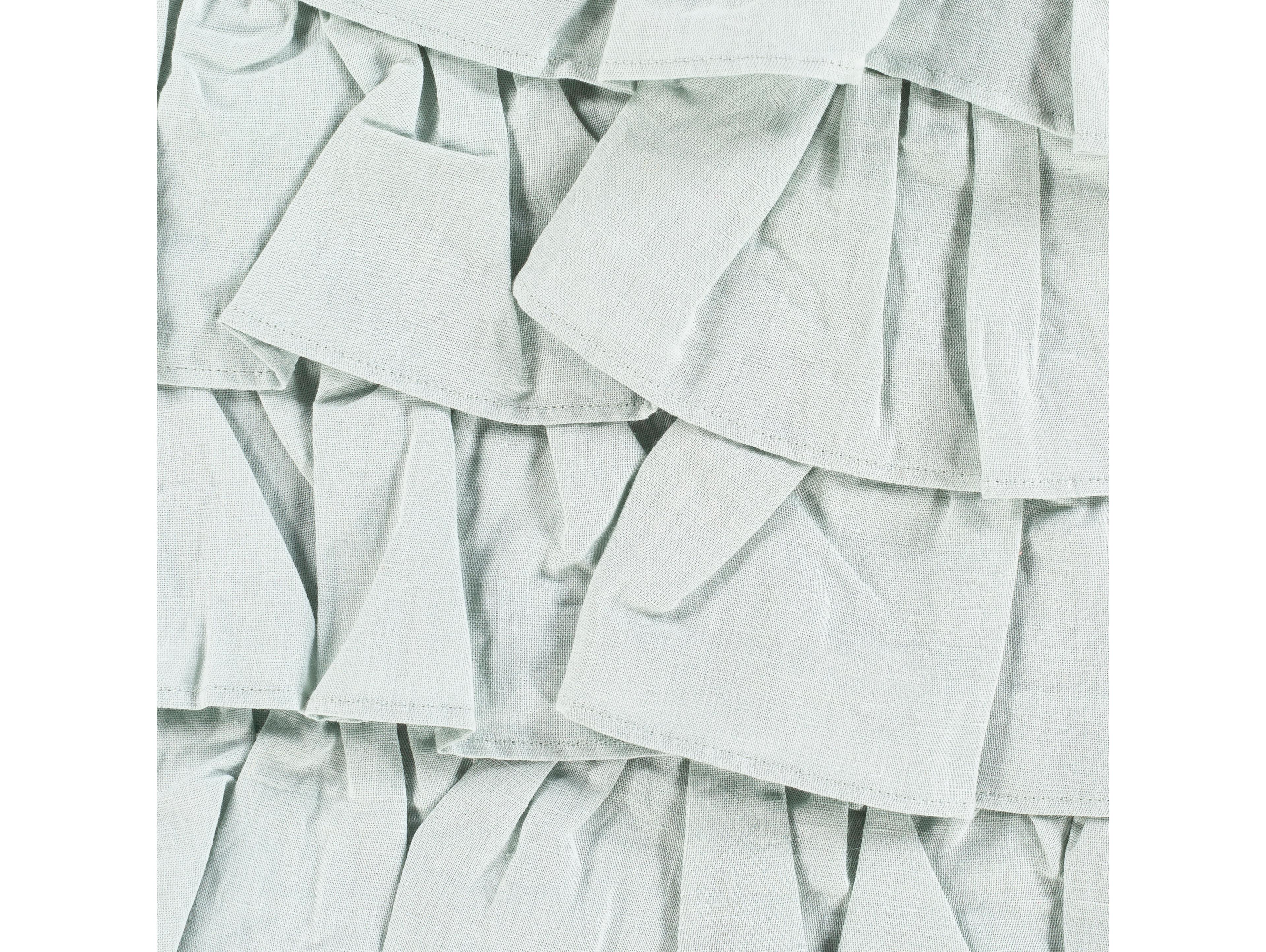 Surya Ruffle Pale Blue Pillow