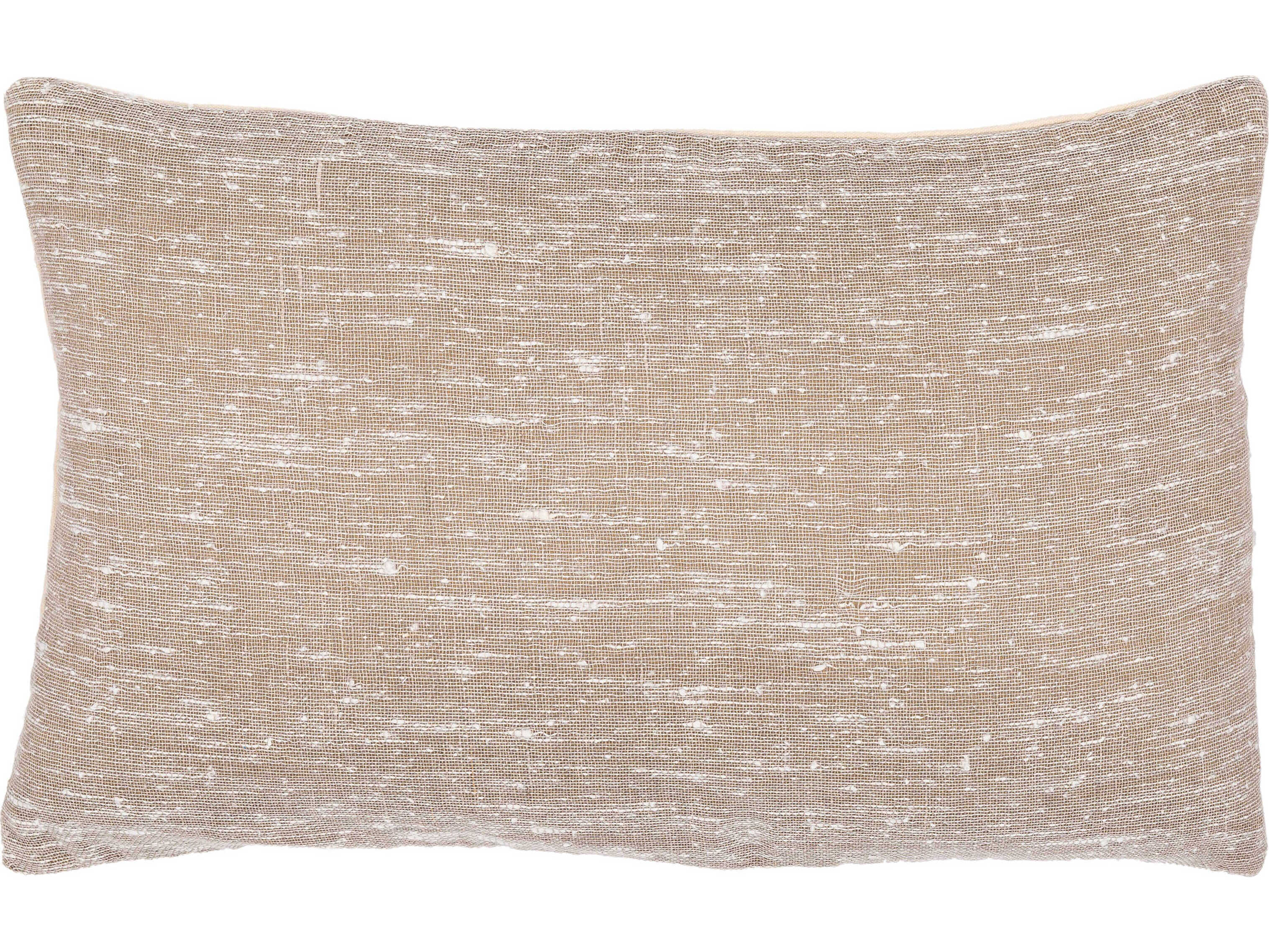 Surya Romona Cream / Tan Pillow