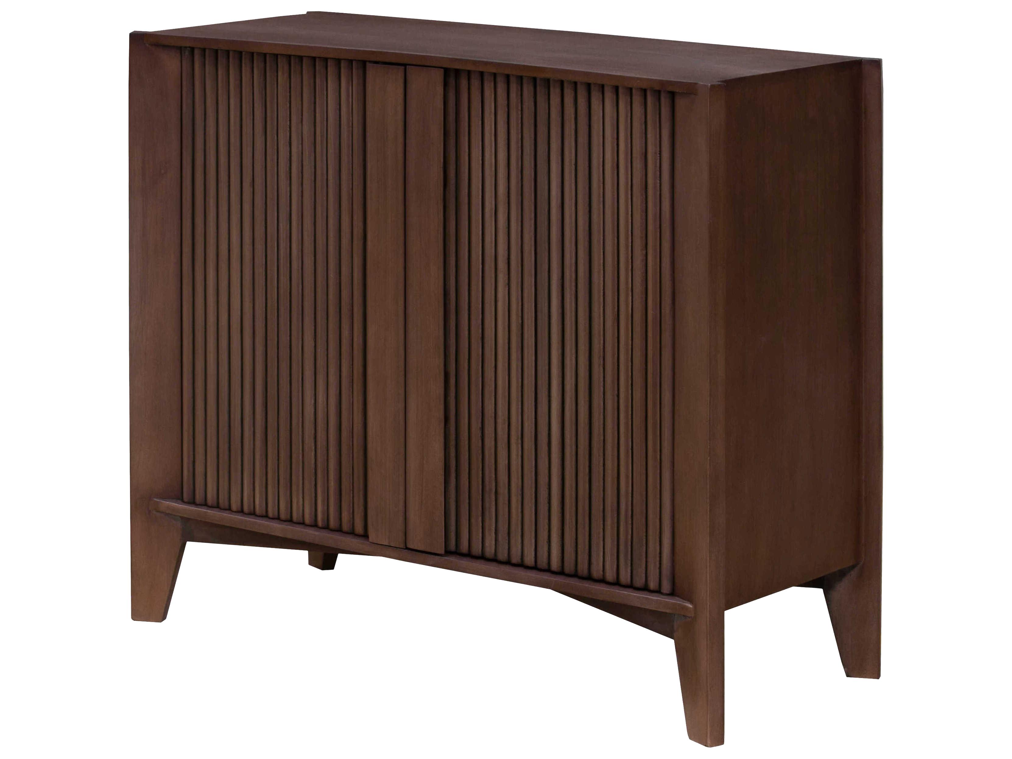 Surya Ronan Brown Mango Wood Accent Cabinet