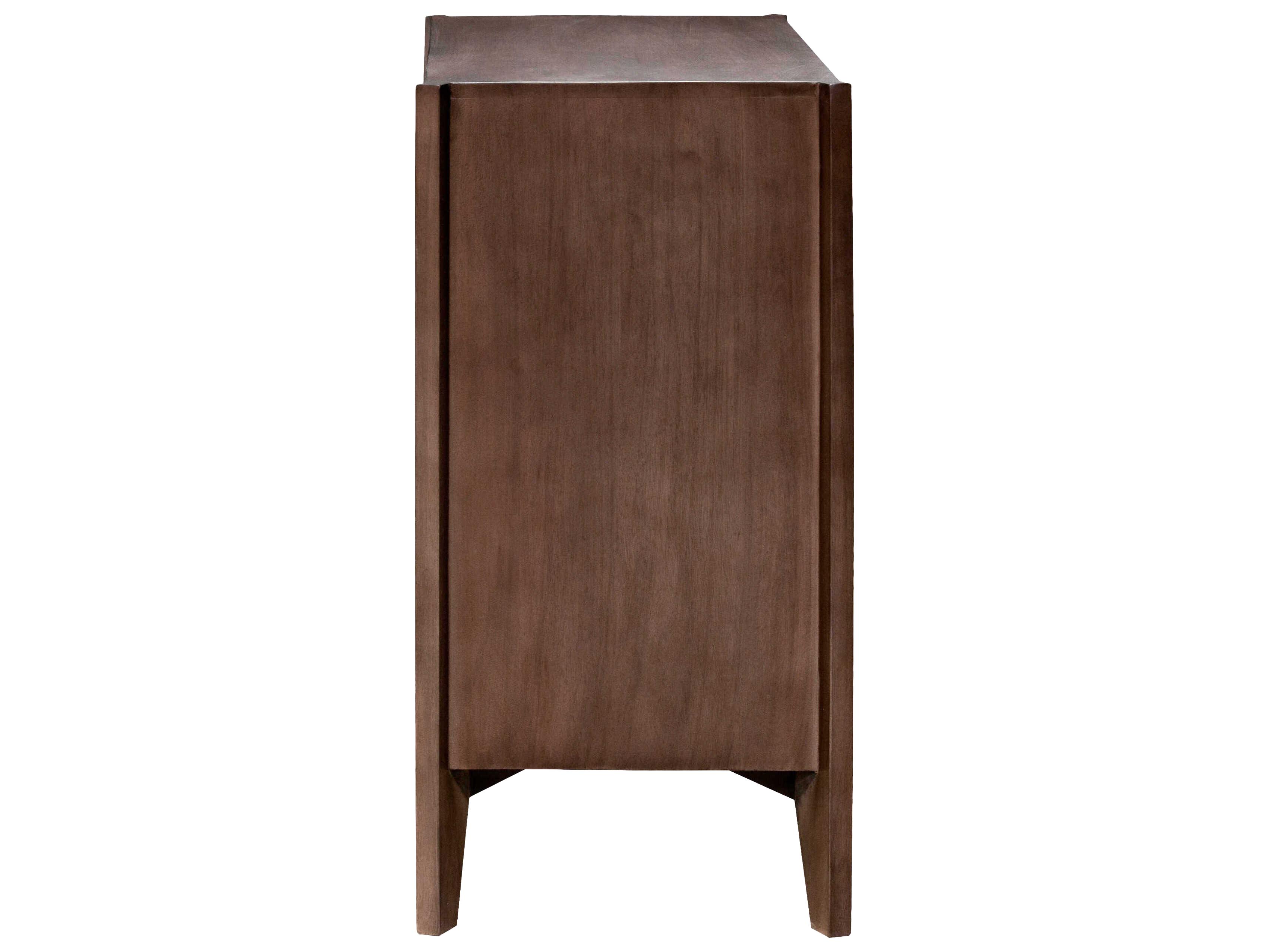 Surya Ronan Brown Mango Wood Accent Cabinet