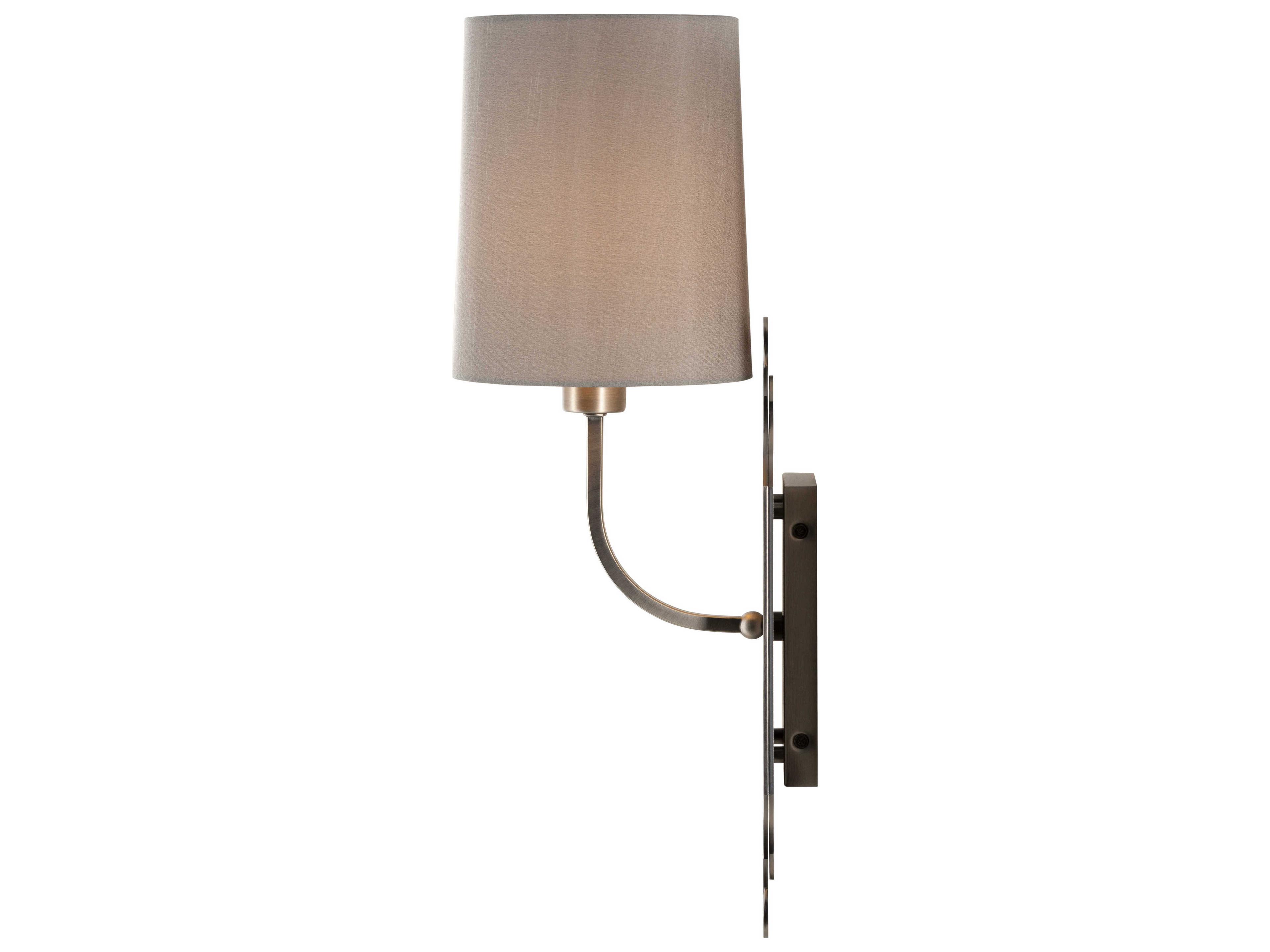 Surya Roxy 1-Light Metallic Pewter Wall Sconce