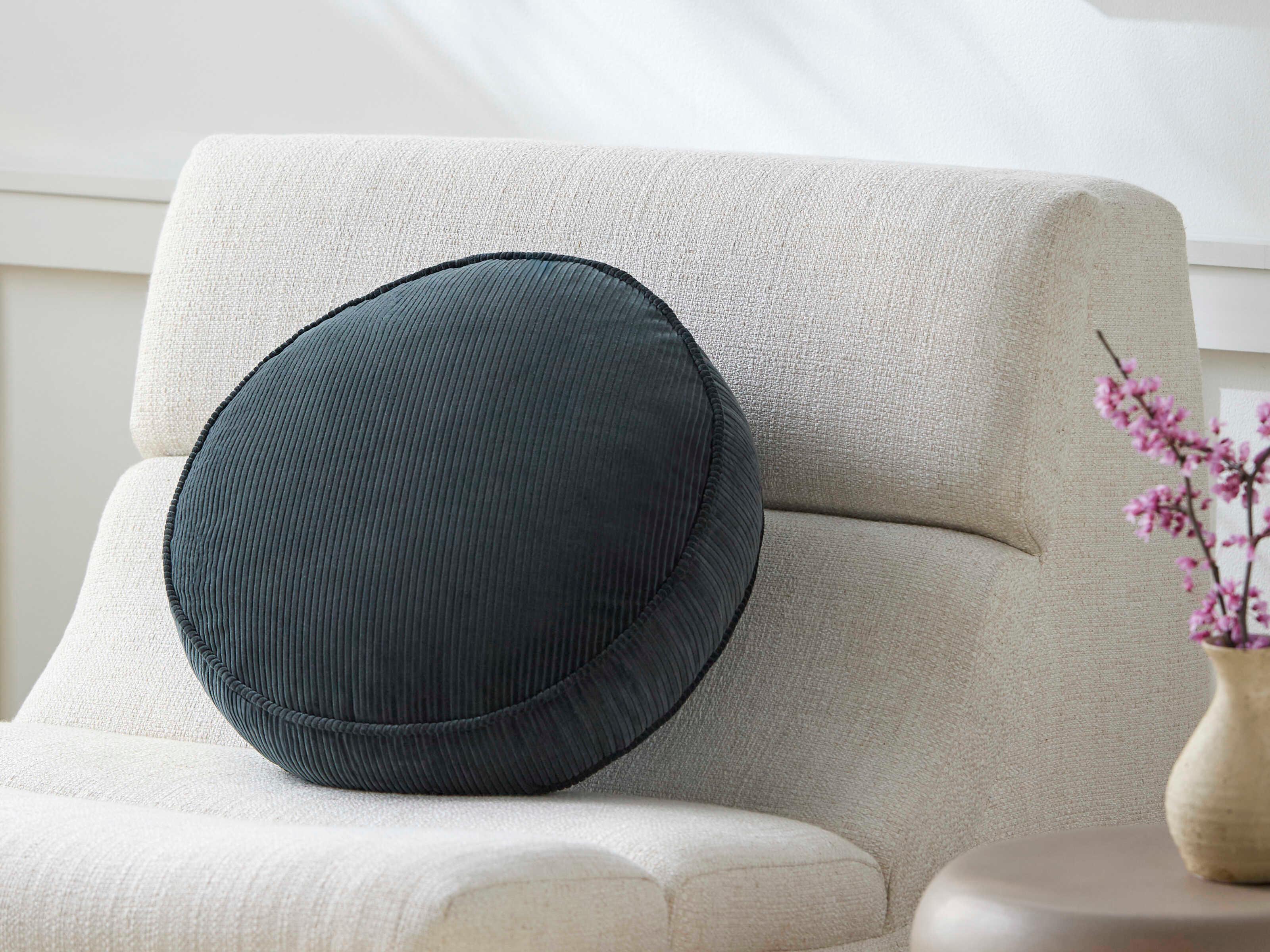 Surya Roy Charcoal Pillow