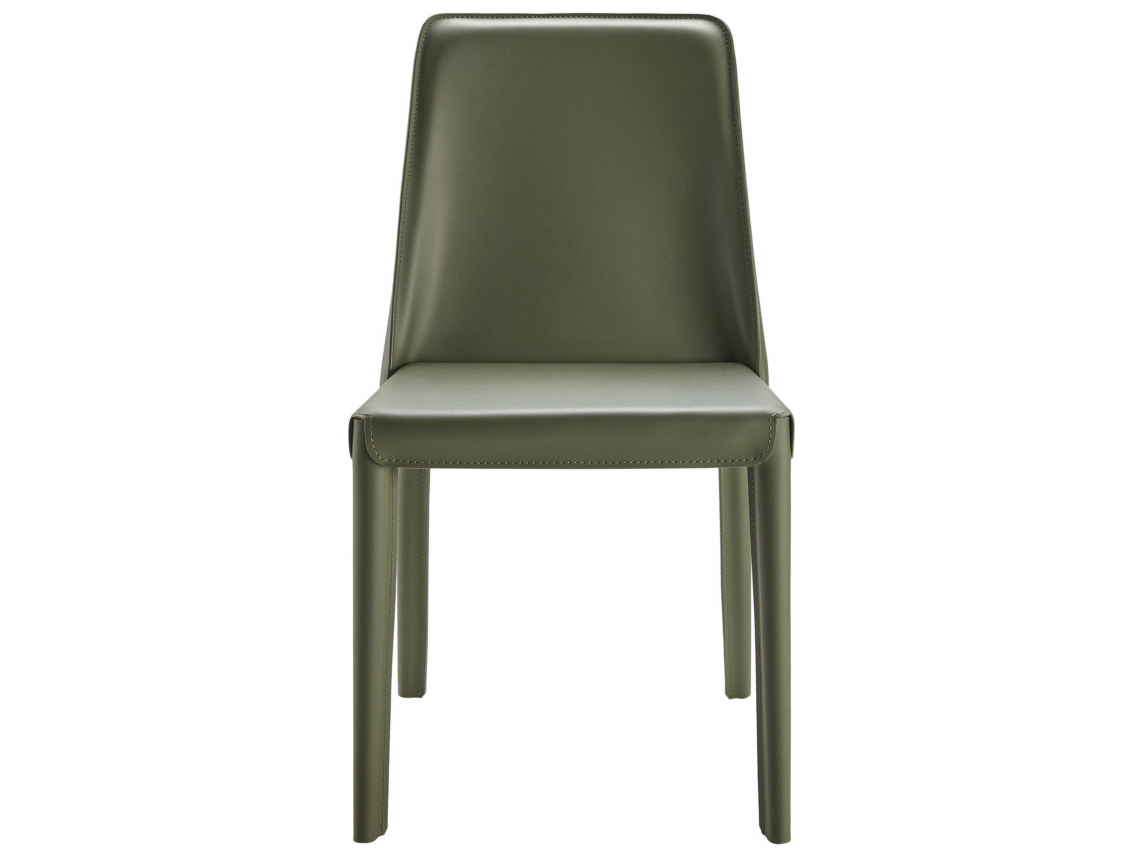 Surya Rosy Green Armless Dining Chair Set of 2