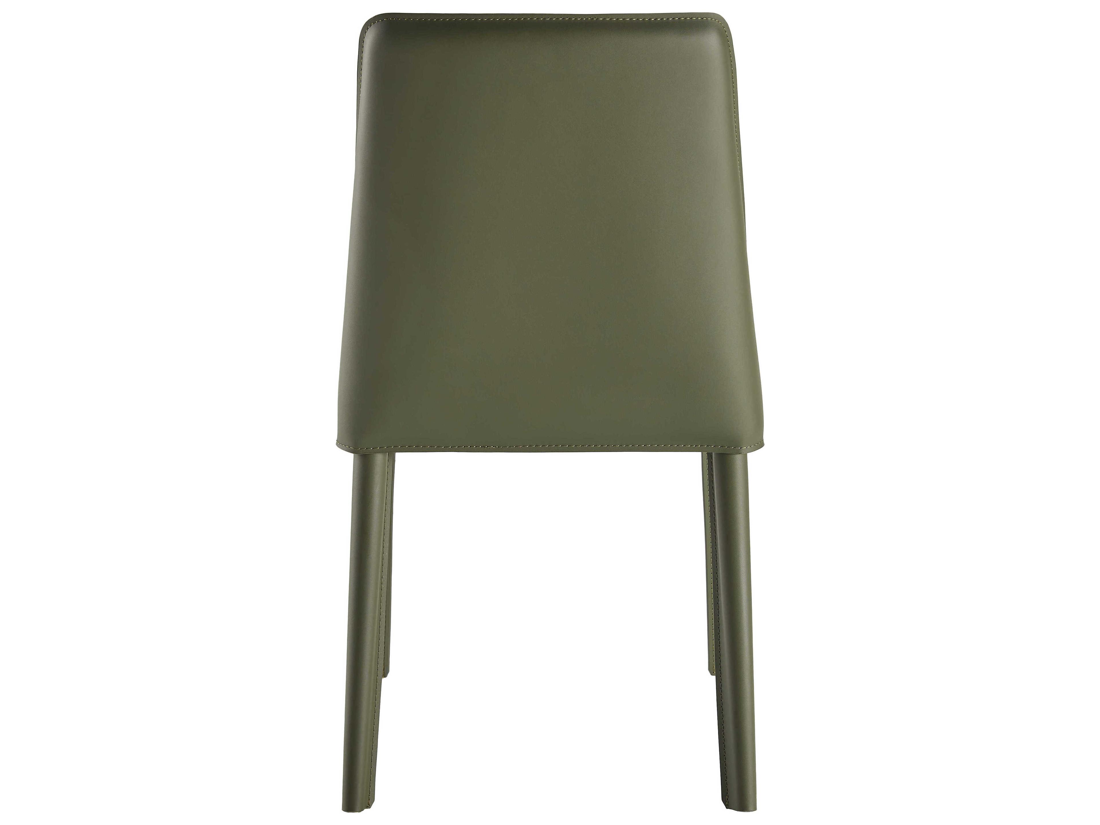 Surya Rosy Green Armless Dining Chair Set of 2