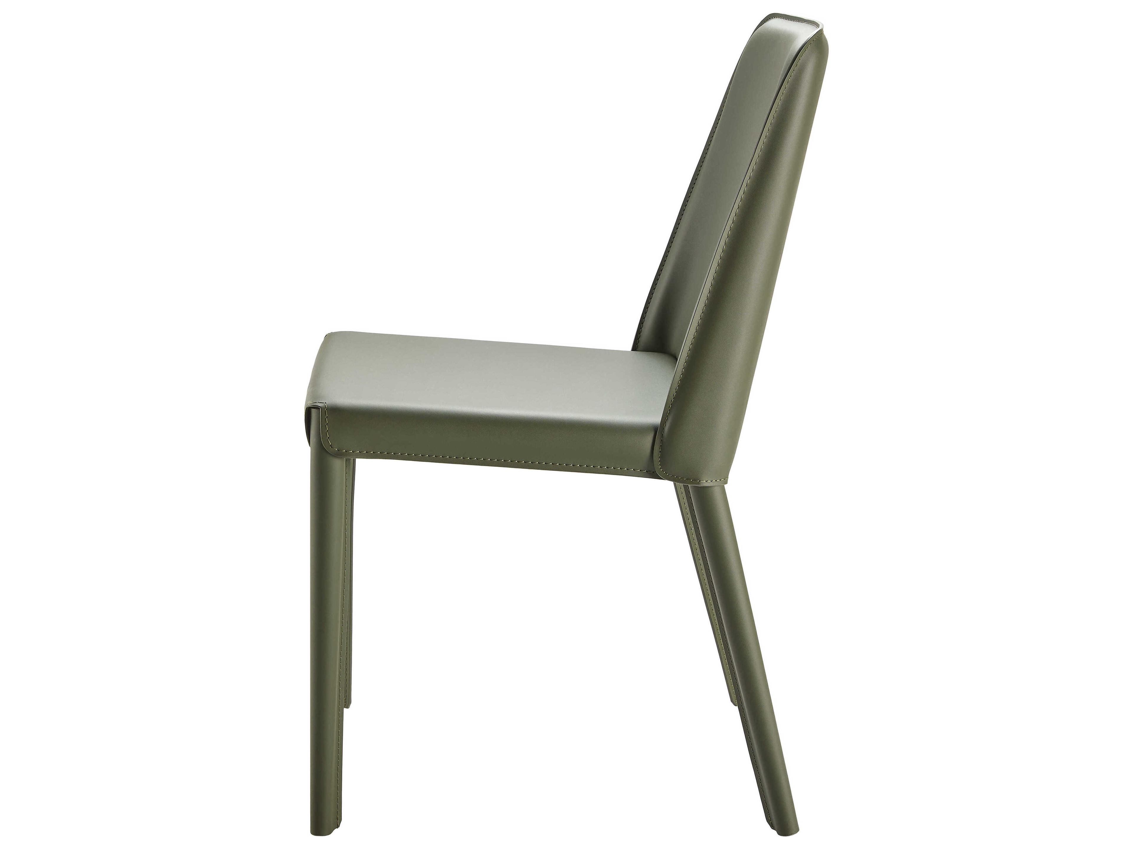 Surya Rosy Green Armless Dining Chair Set of 2