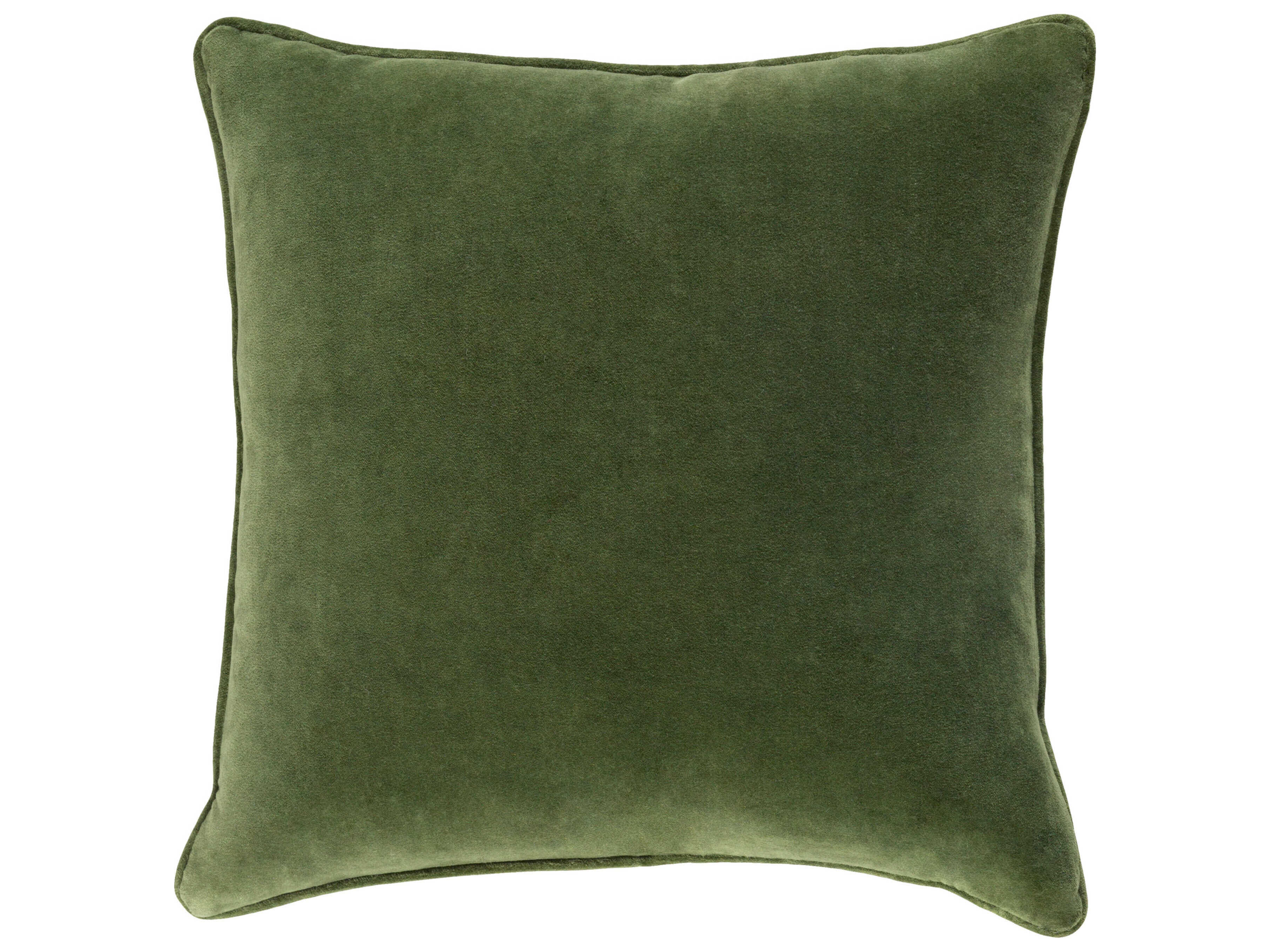 Surya Safflower Medium Green Pillow