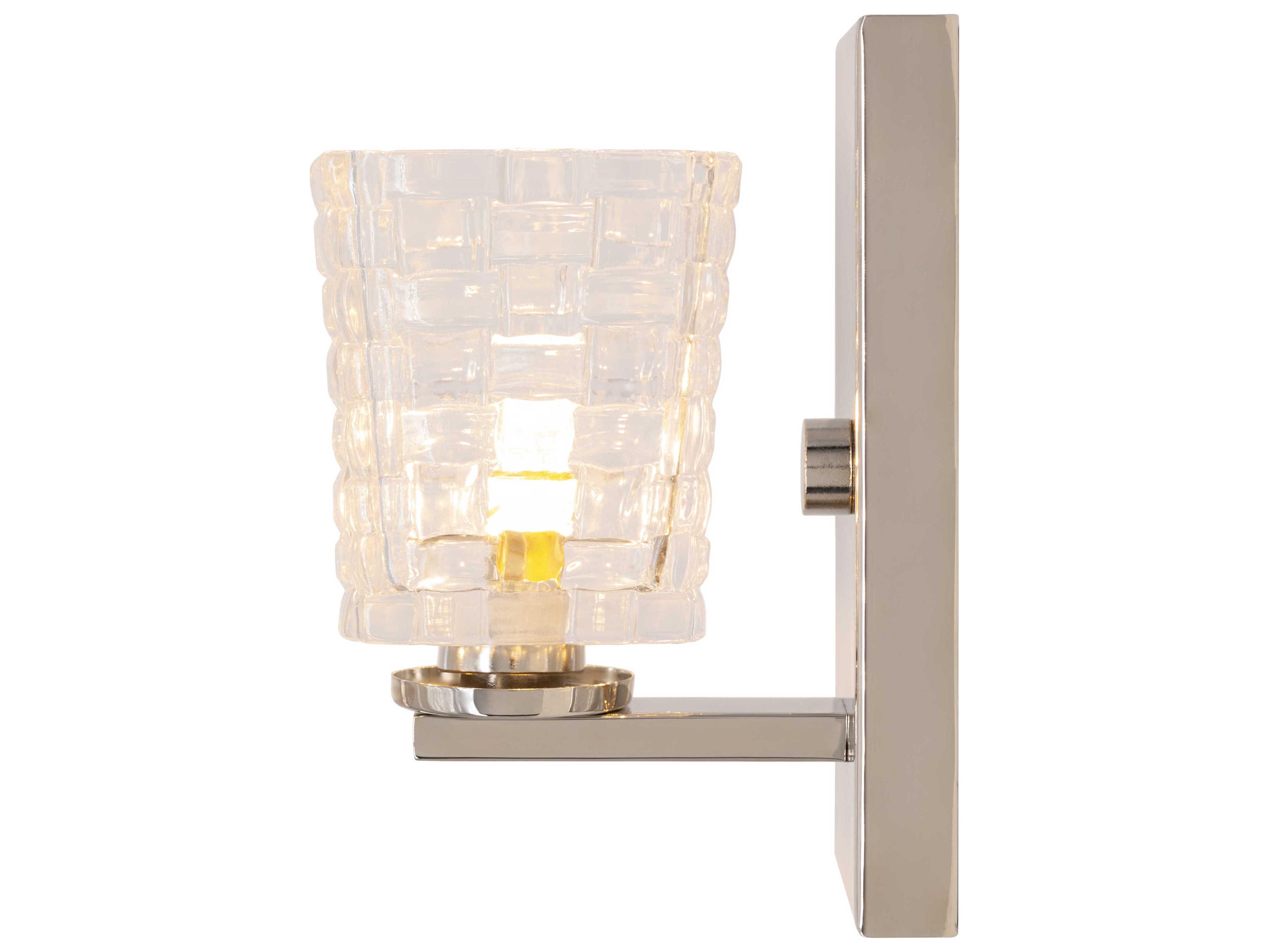 Surya Sandi 1-Light Metallic Nickel Wall Sconce