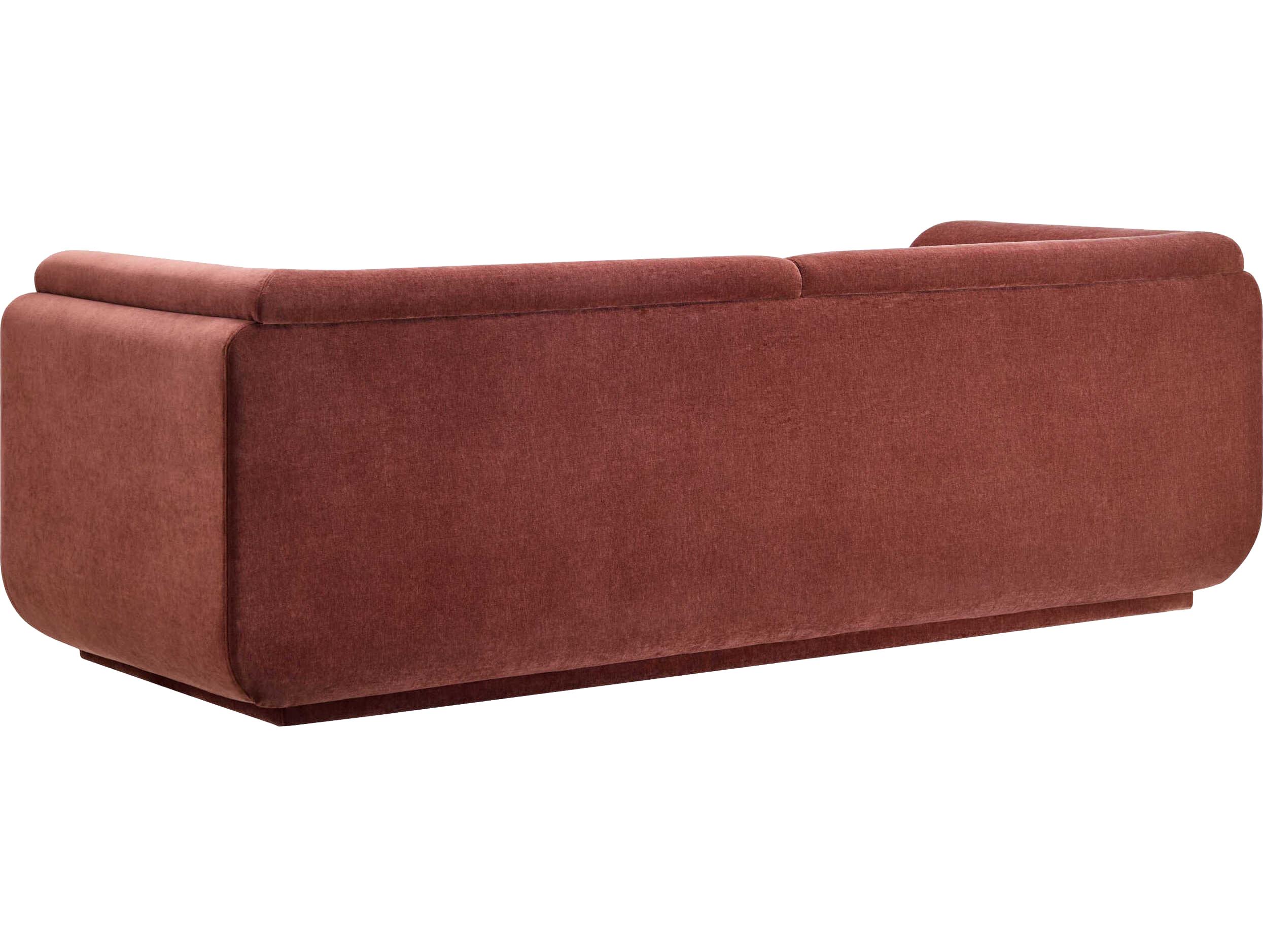 Surya Saisha Red Upholstered Sofa