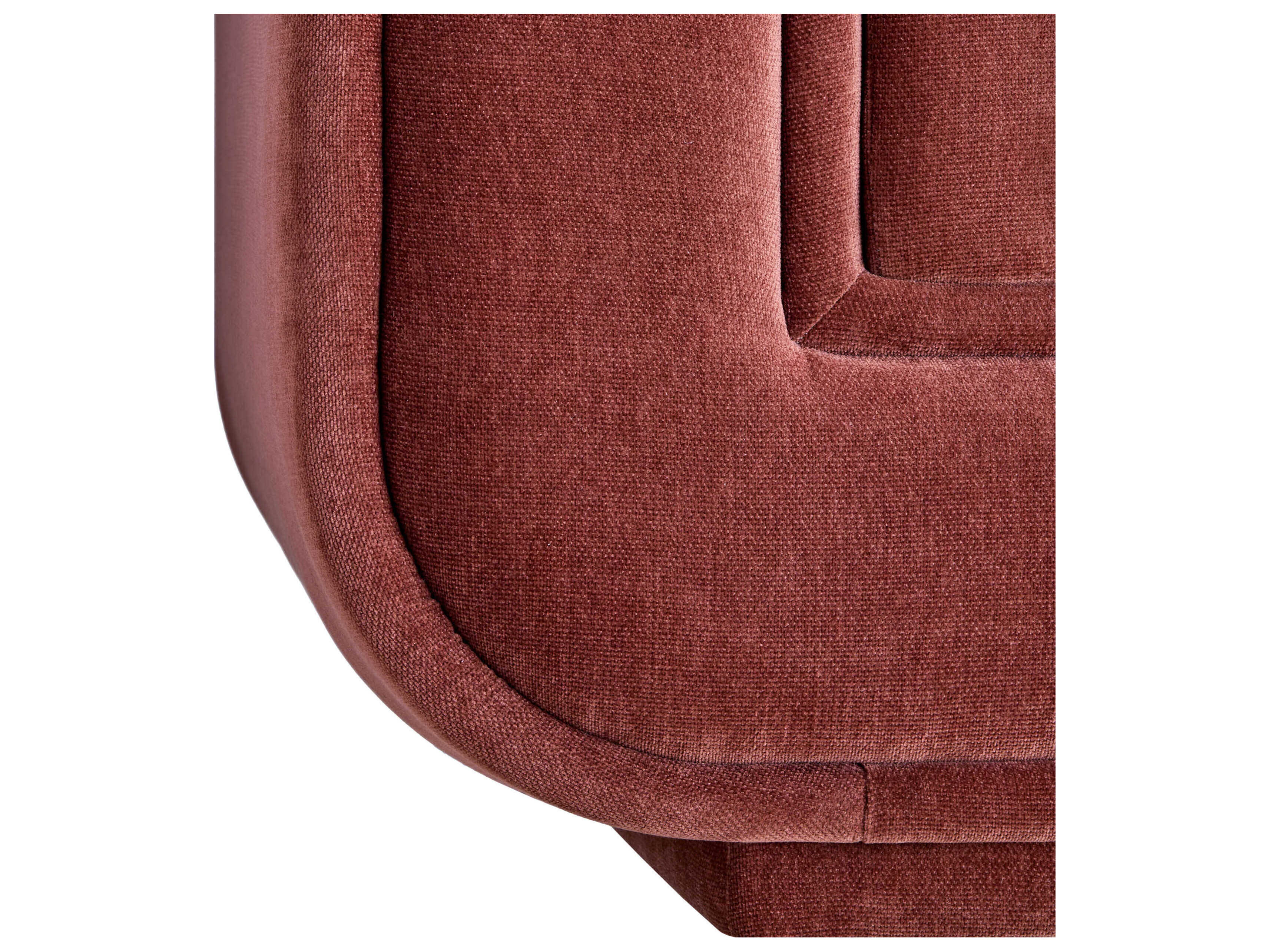 Surya Saisha Red Upholstered Sofa
