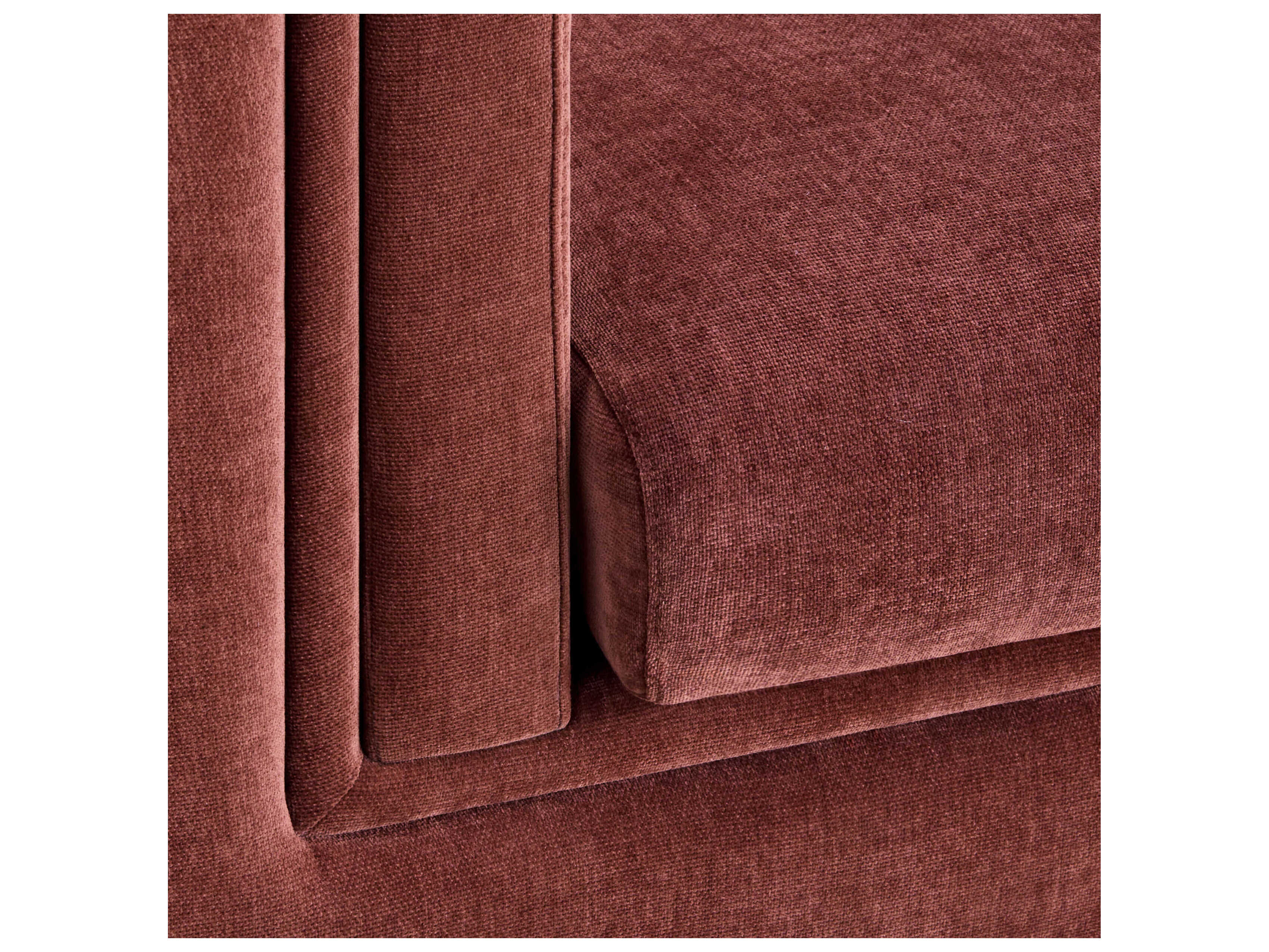 Surya Saisha Red Upholstered Sofa