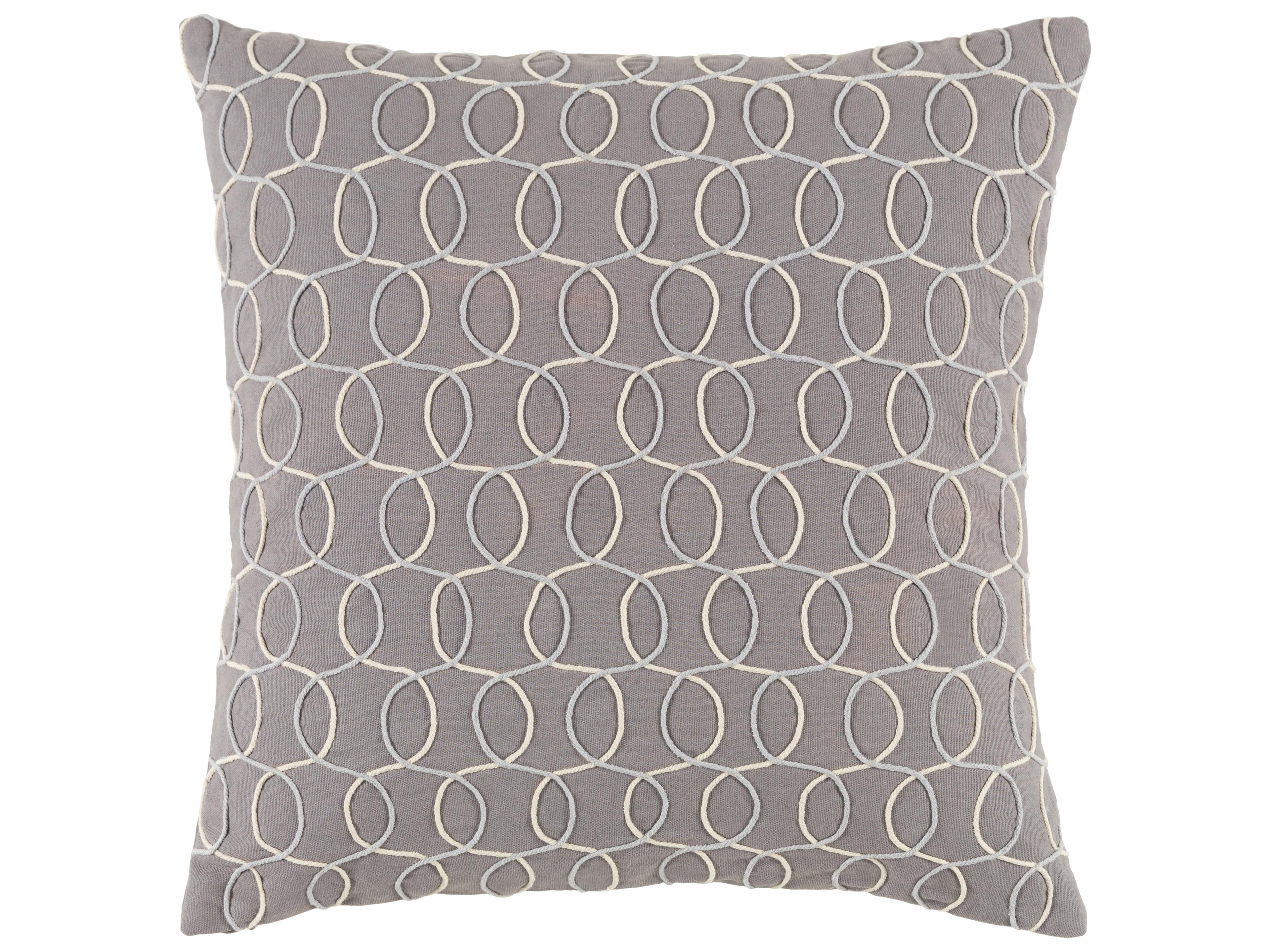 Surya Bobby Berk Gray Pillow