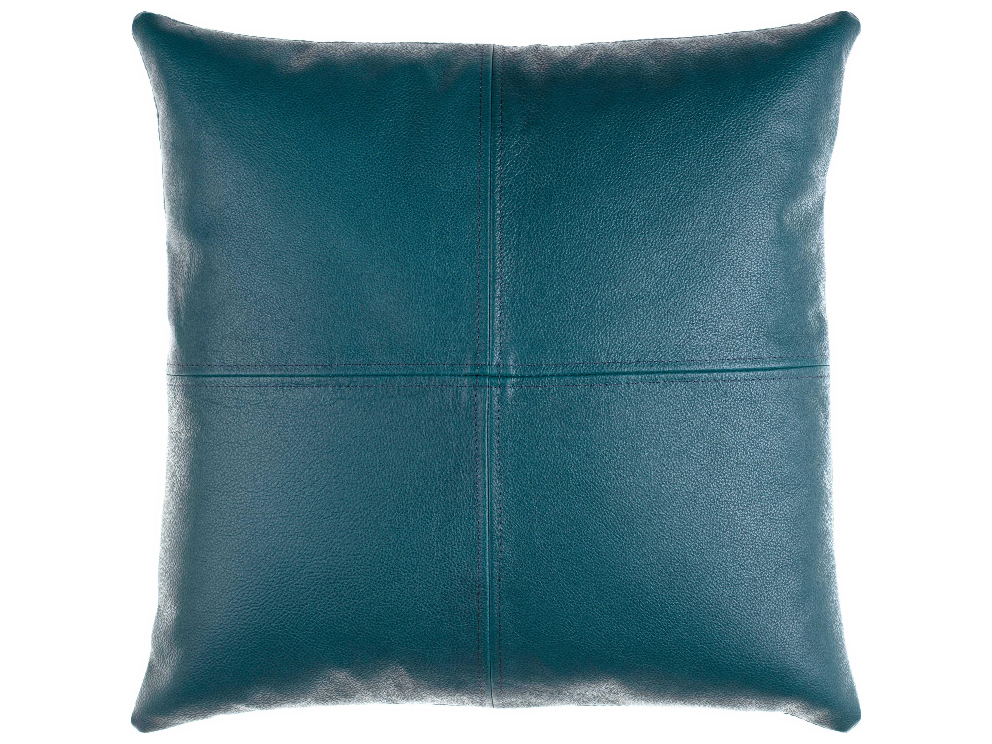 Surya Sheffield Deep Teal / Medium Gray Pillow