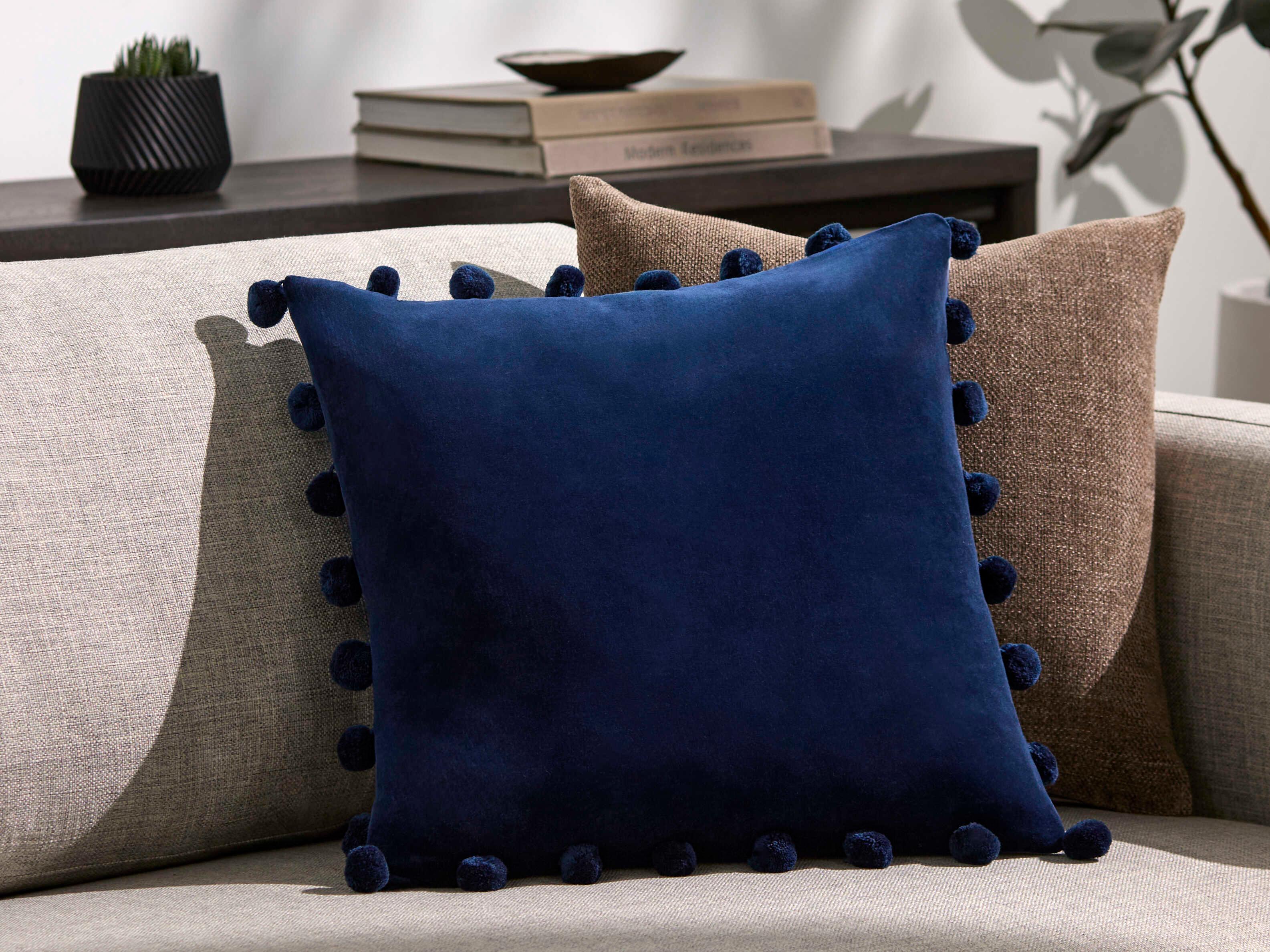 Surya Serengeti Midnight Blue Pillow