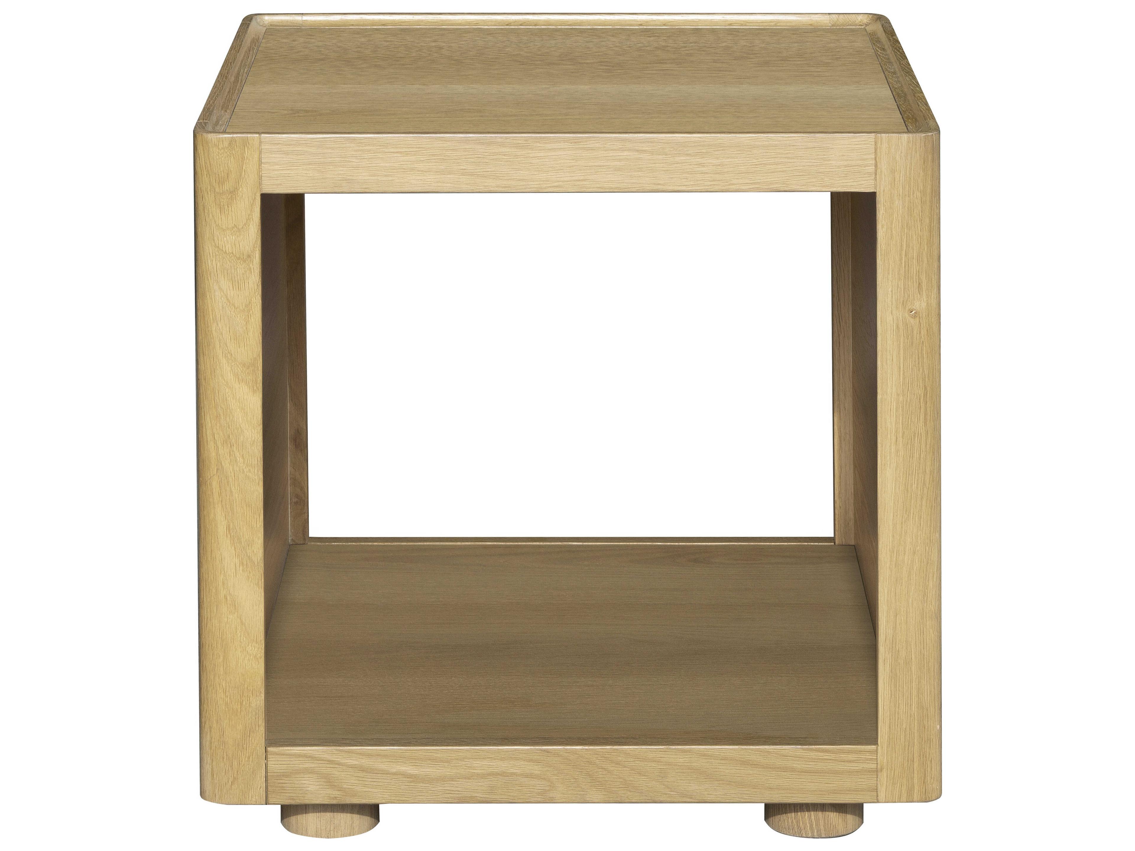Surya Shaye Square Wood Brown End Table
