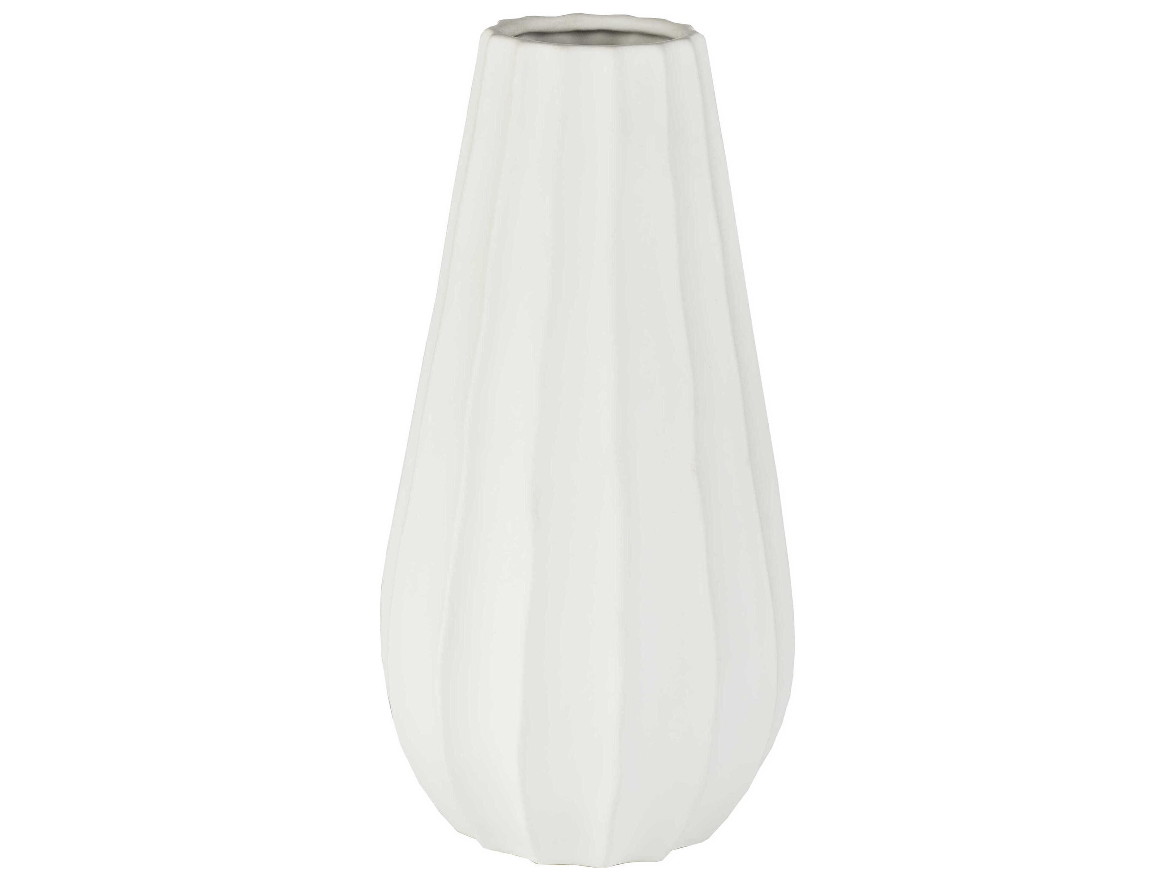 Surya Santino White Vase Set of 3