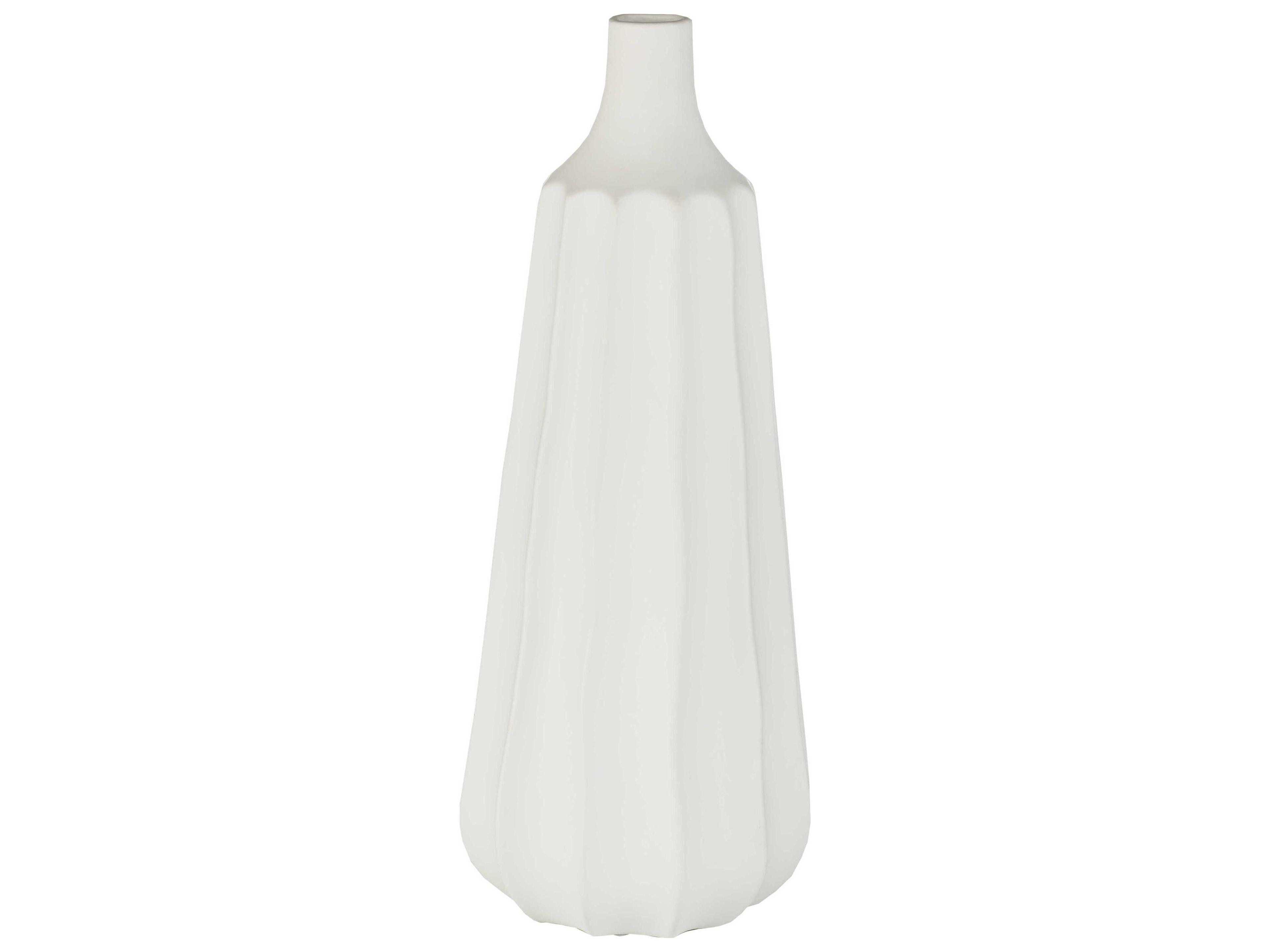 Surya Santino White Vase Set of 3