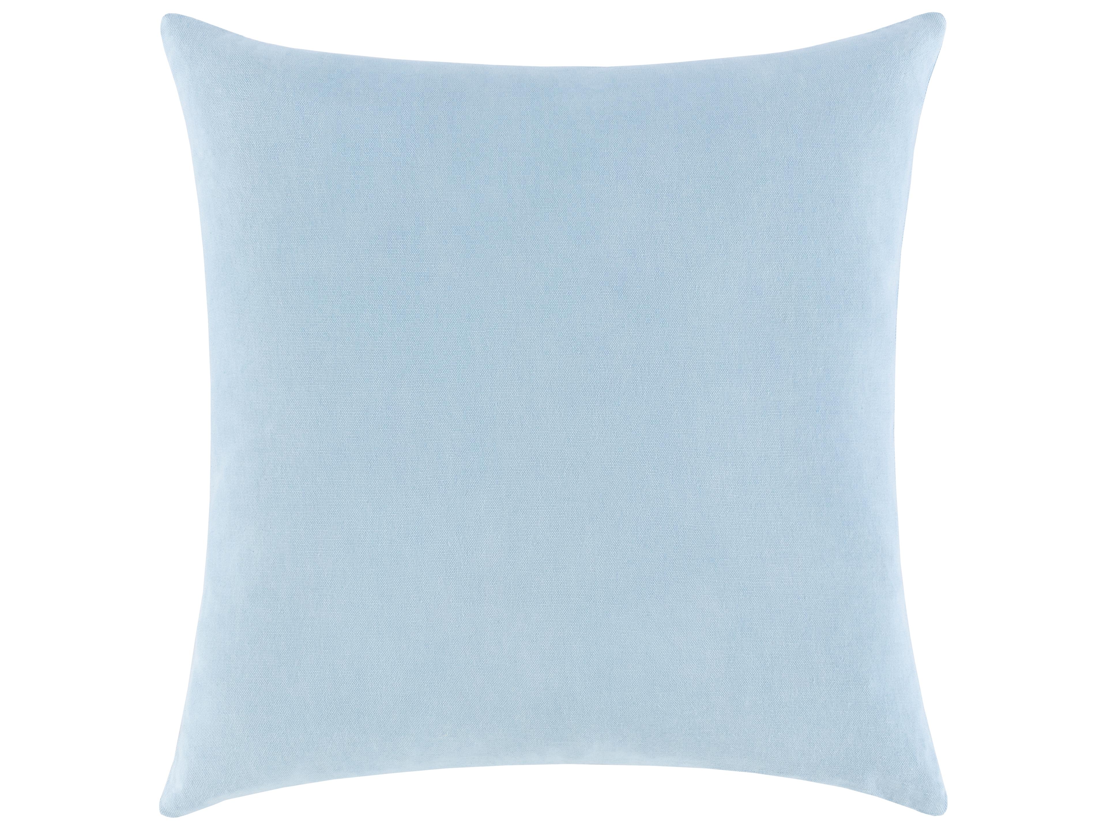 Surya Sea Life Ice Blue Pillow