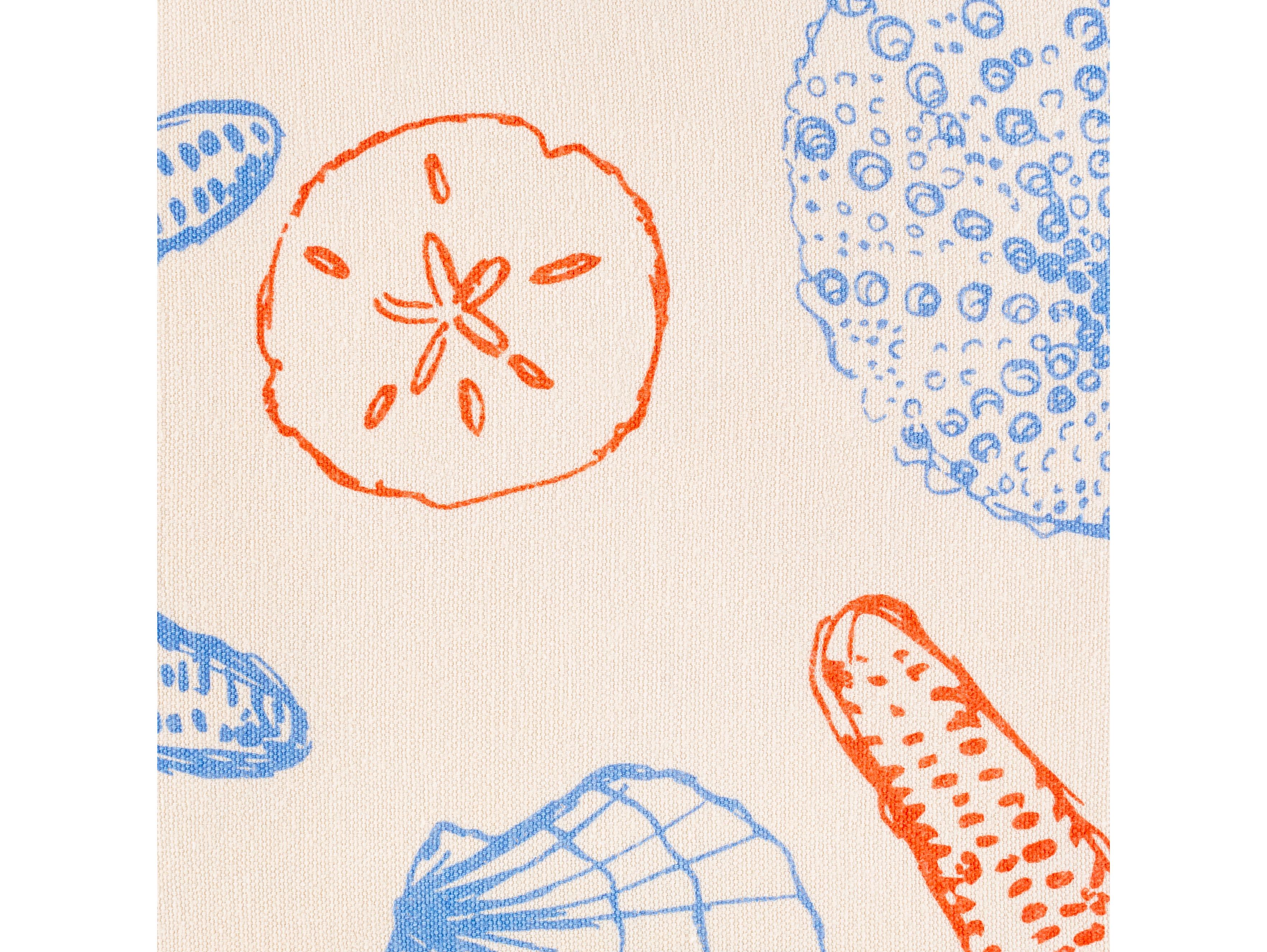 Surya Sea Life Cream Pillow