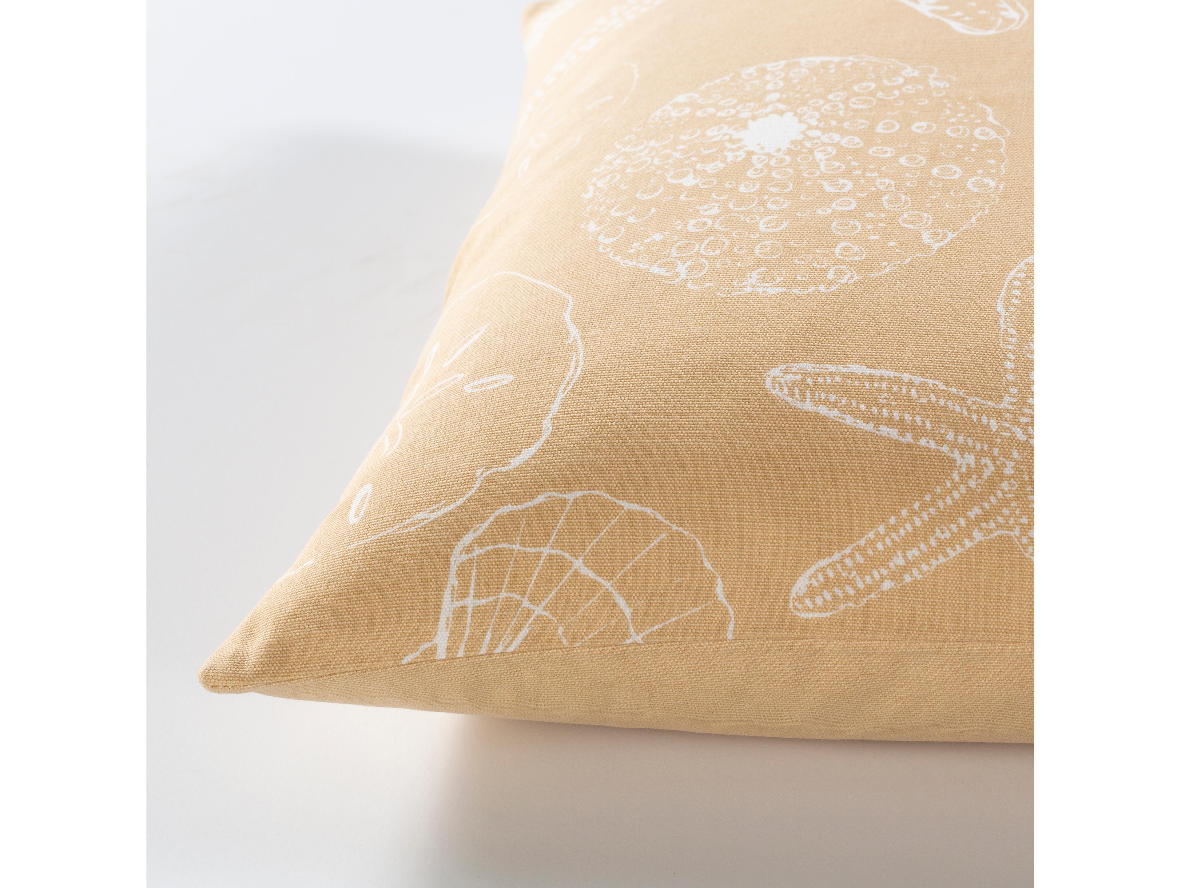 Surya Sea Life Beige Pillow