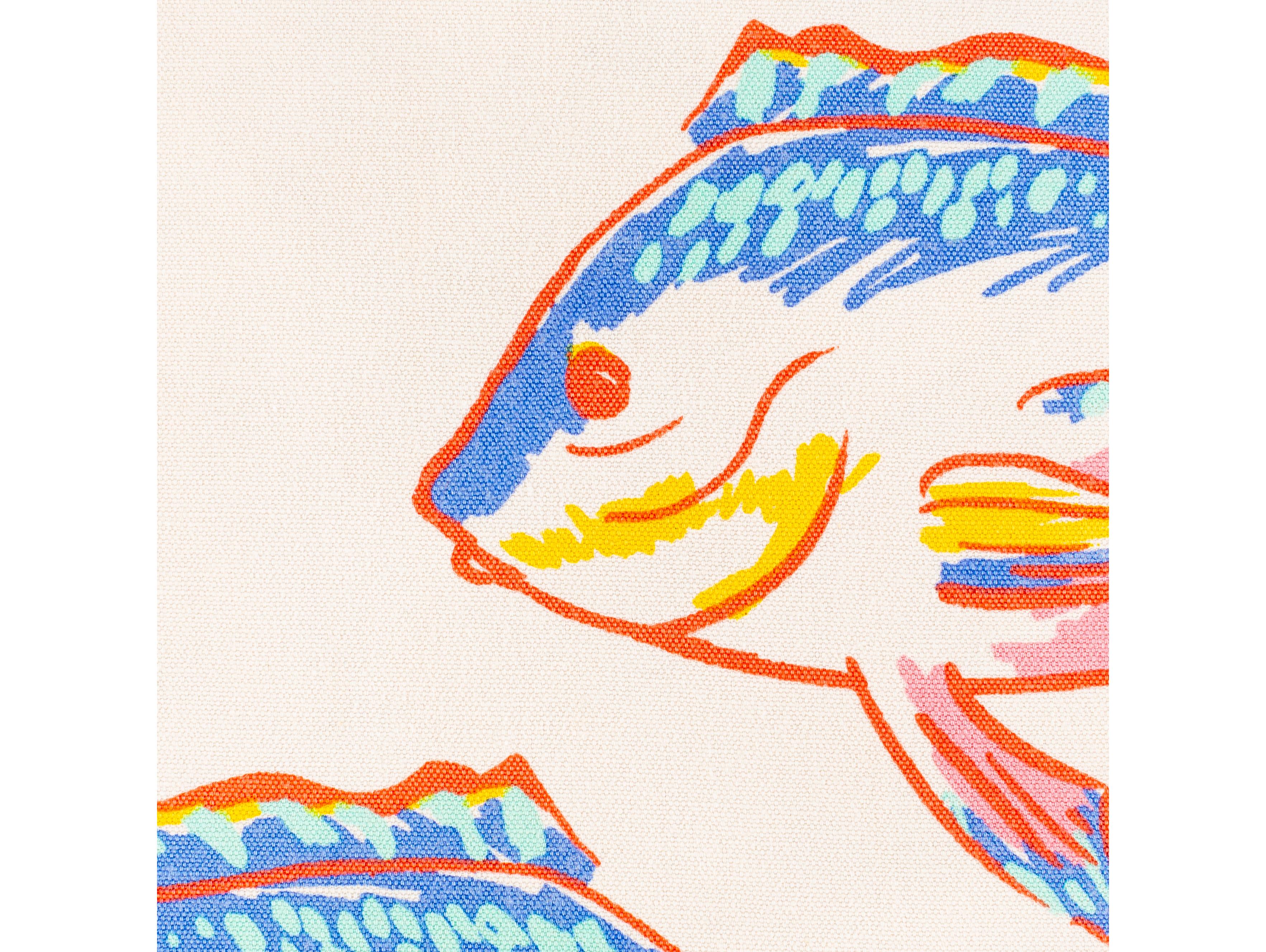 Surya Sea Life Cream Pillow