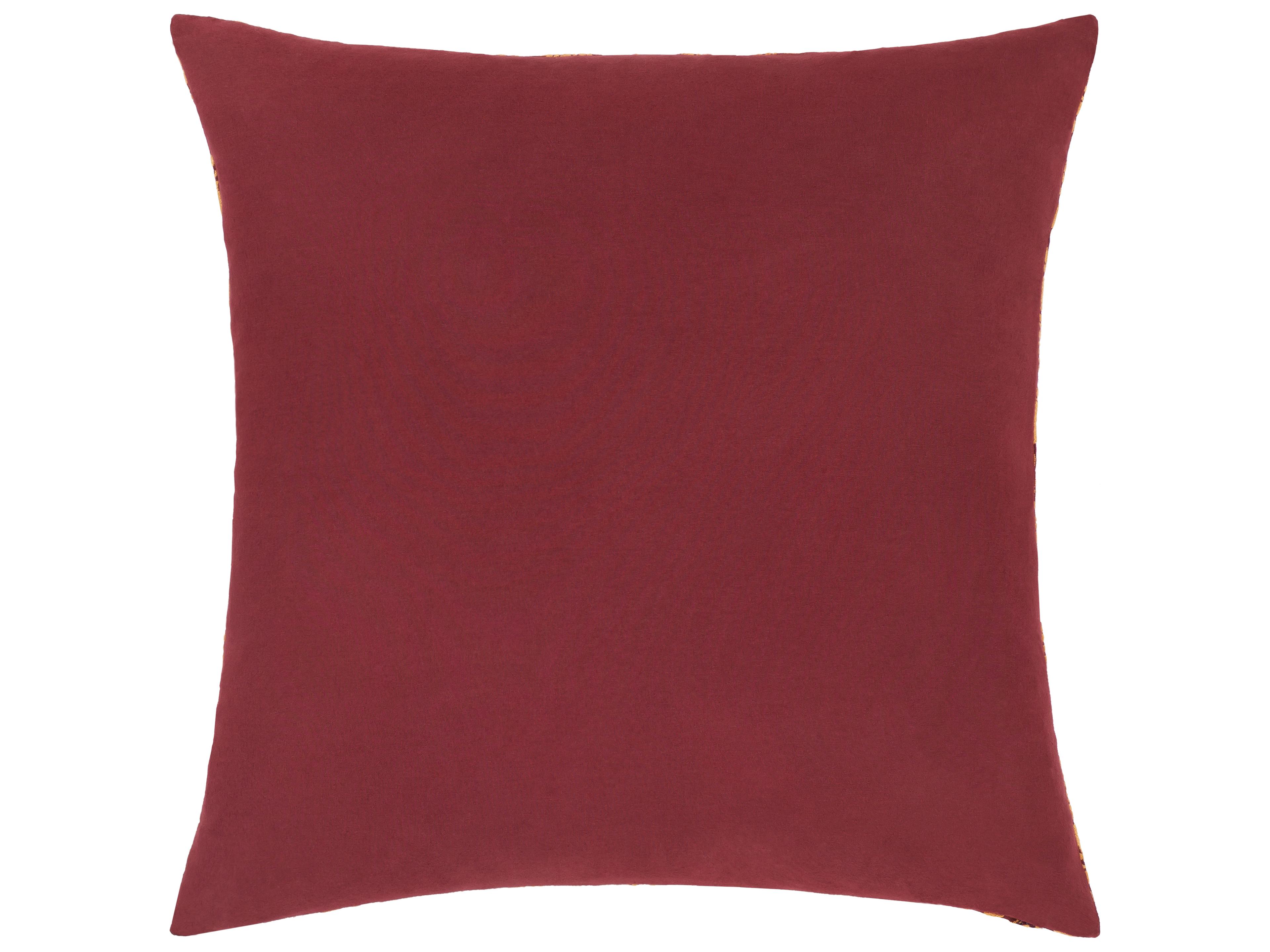 Surya Shelter Burgundy Pillow