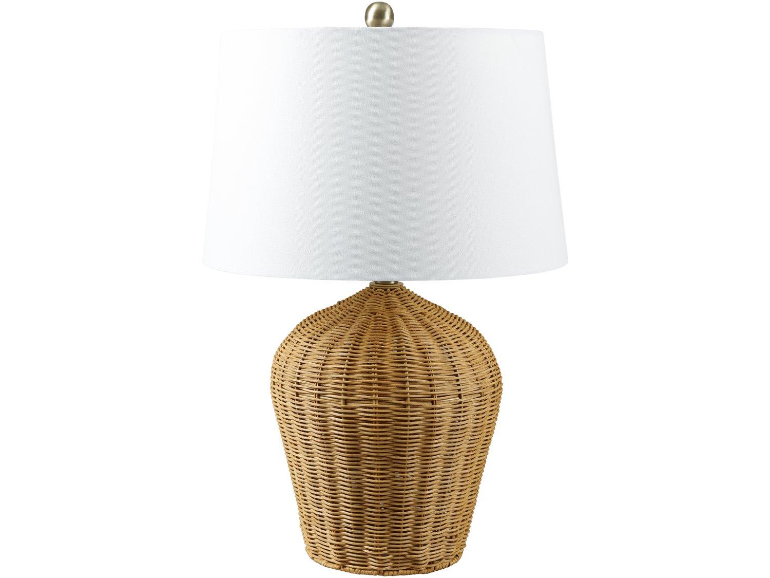 Surya Sogno Brown Translucent Table Lamp