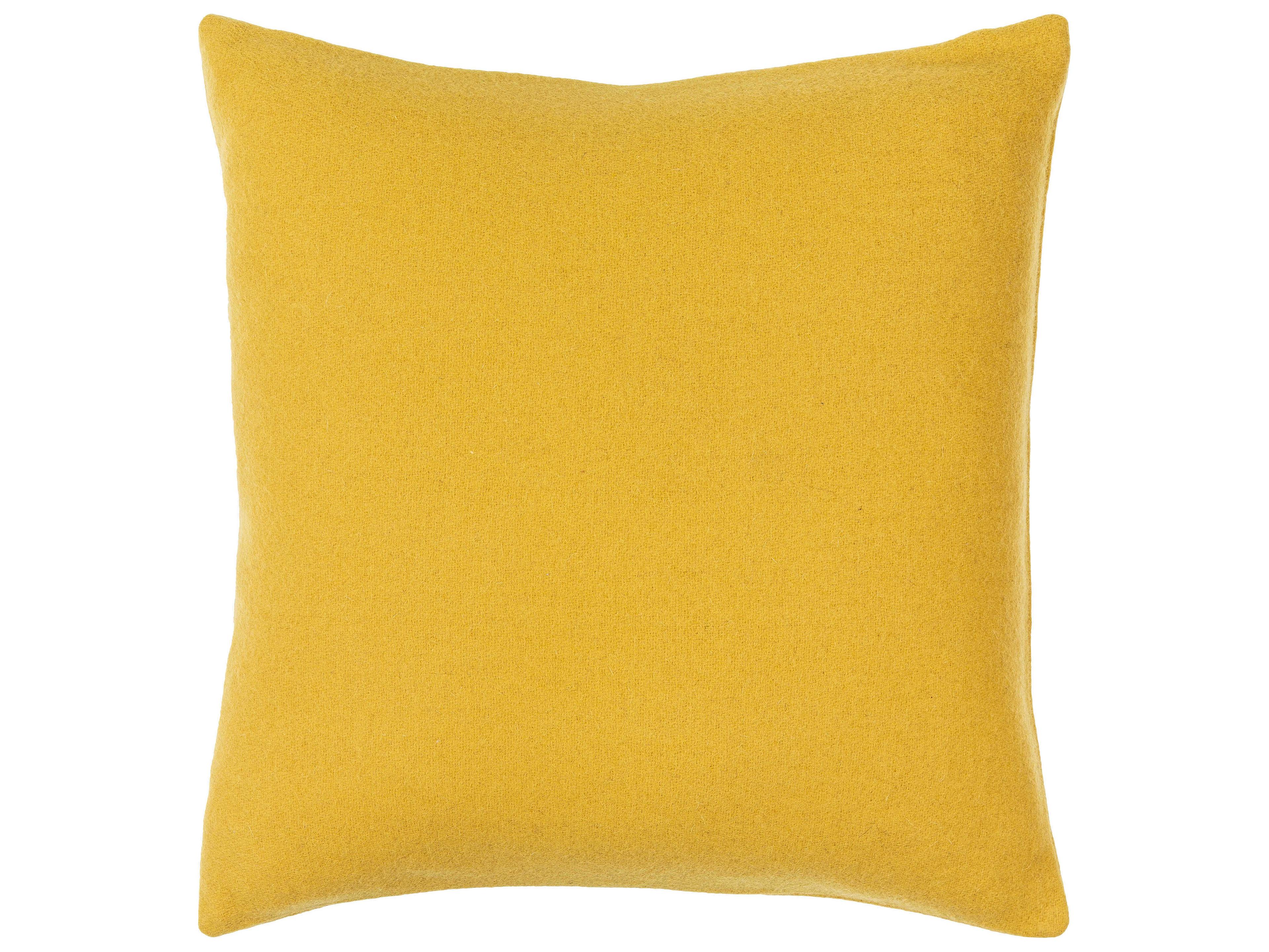 Surya Stirling Mustard Pillow