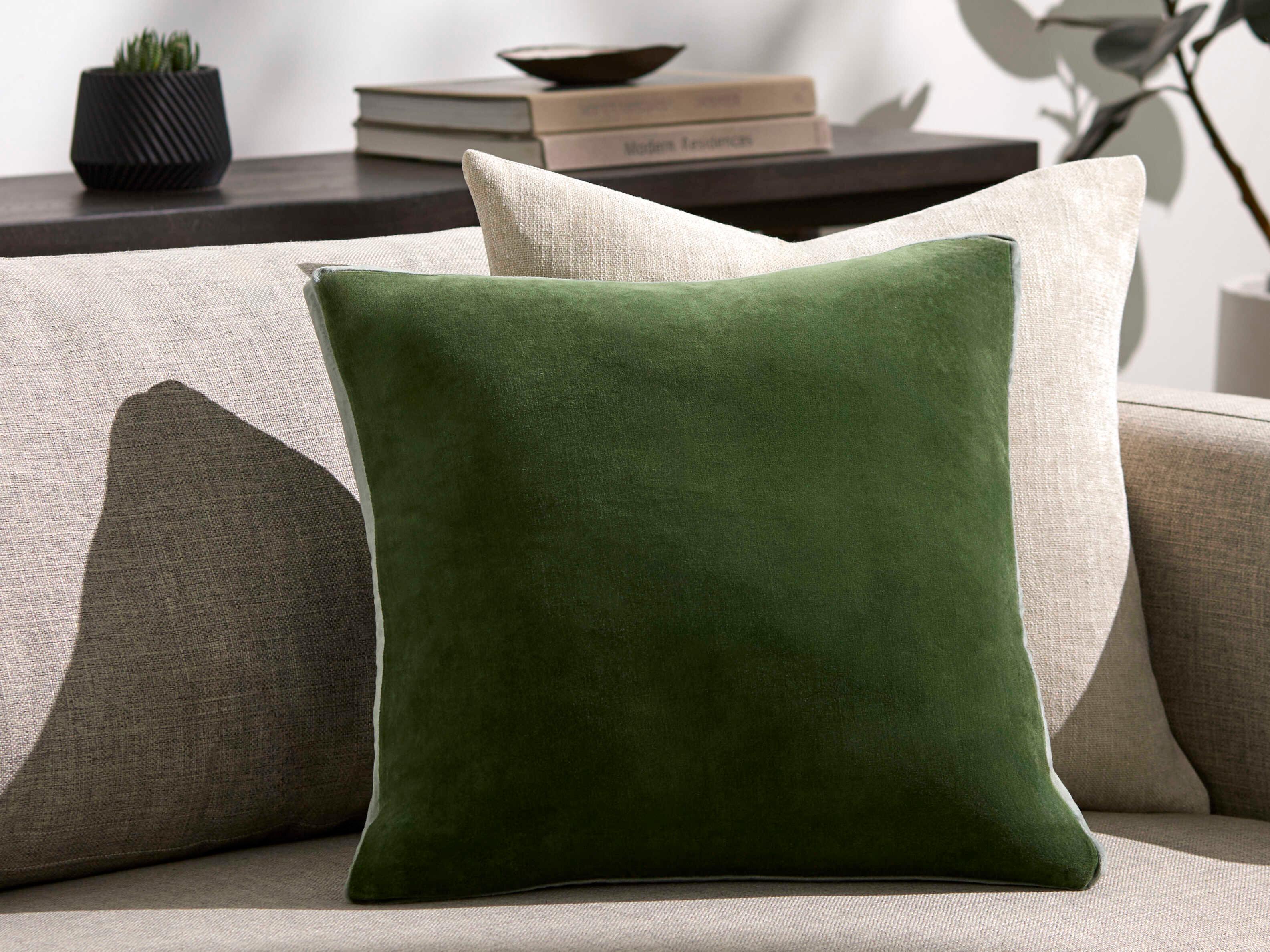 Surya Sully Forest Green Pillow