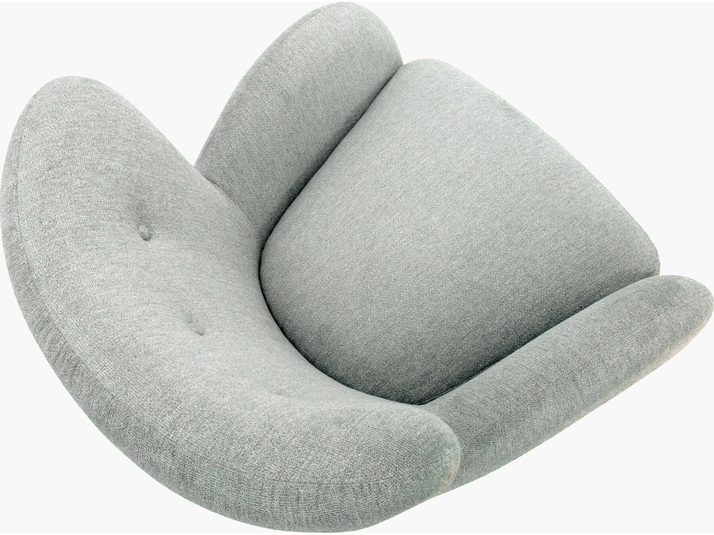 Surya Suranne Swivel Blue Accent Chair