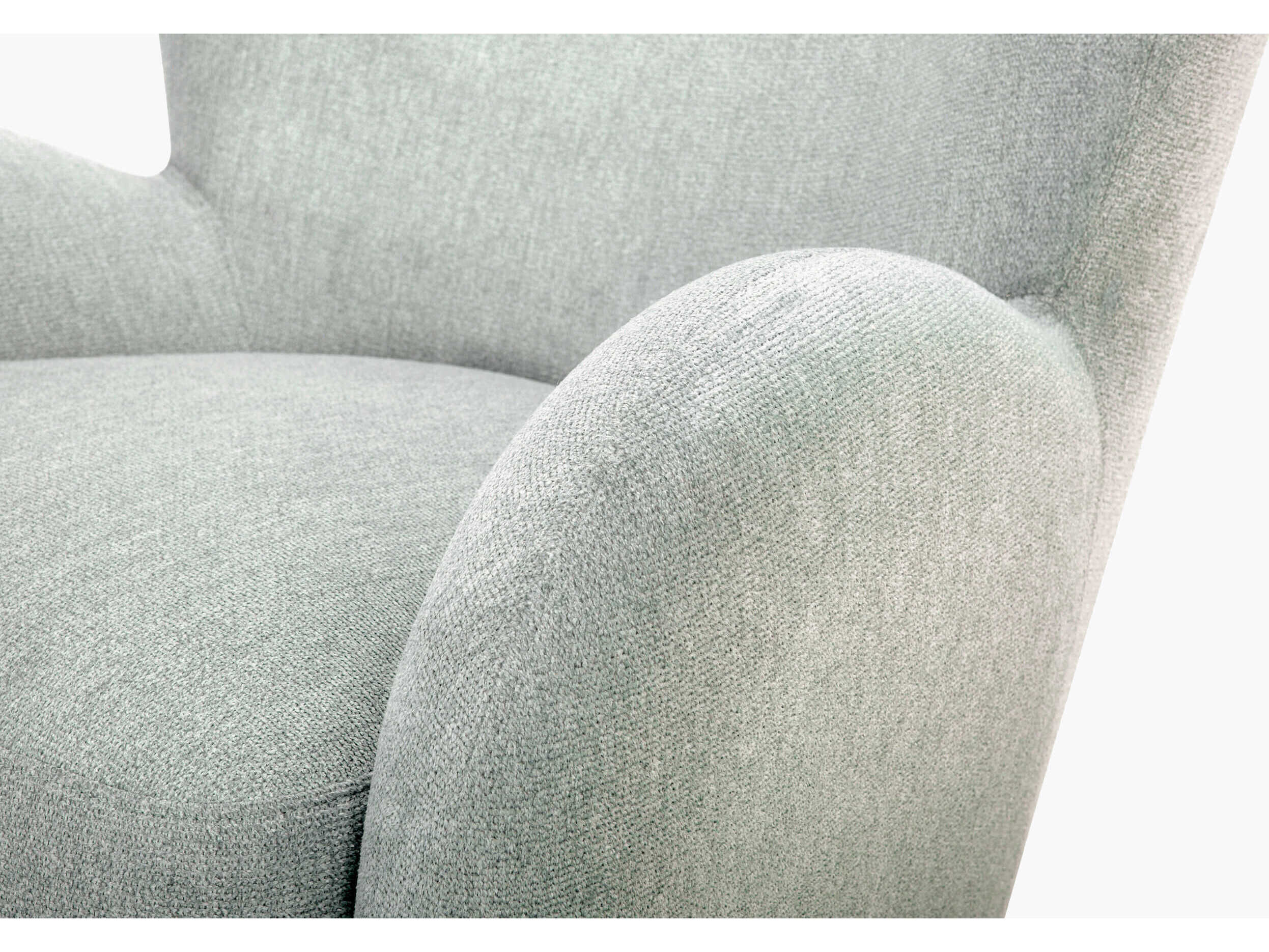 Surya Suranne Swivel Blue Accent Chair