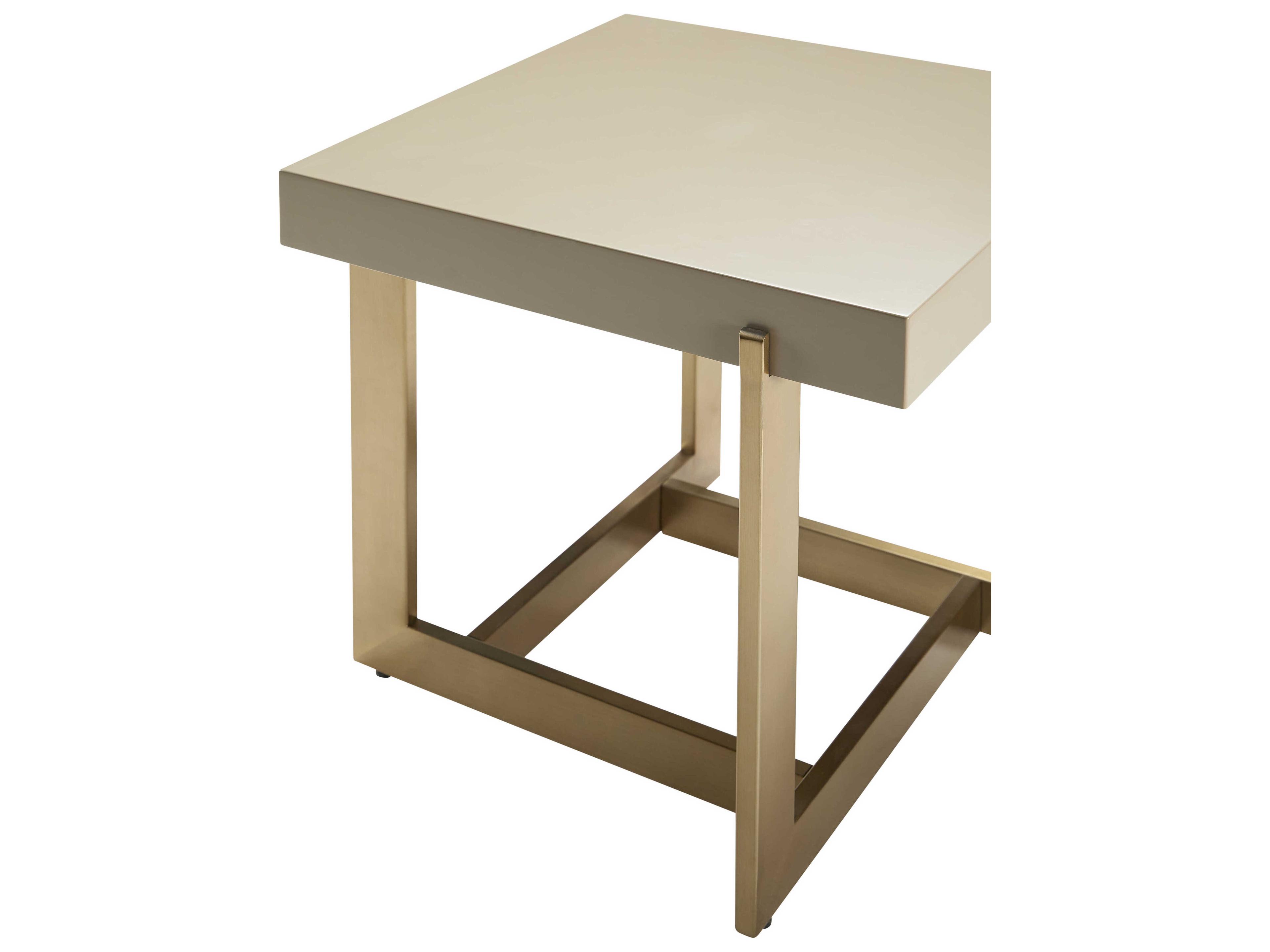 Surya Temy Square Wood End Table