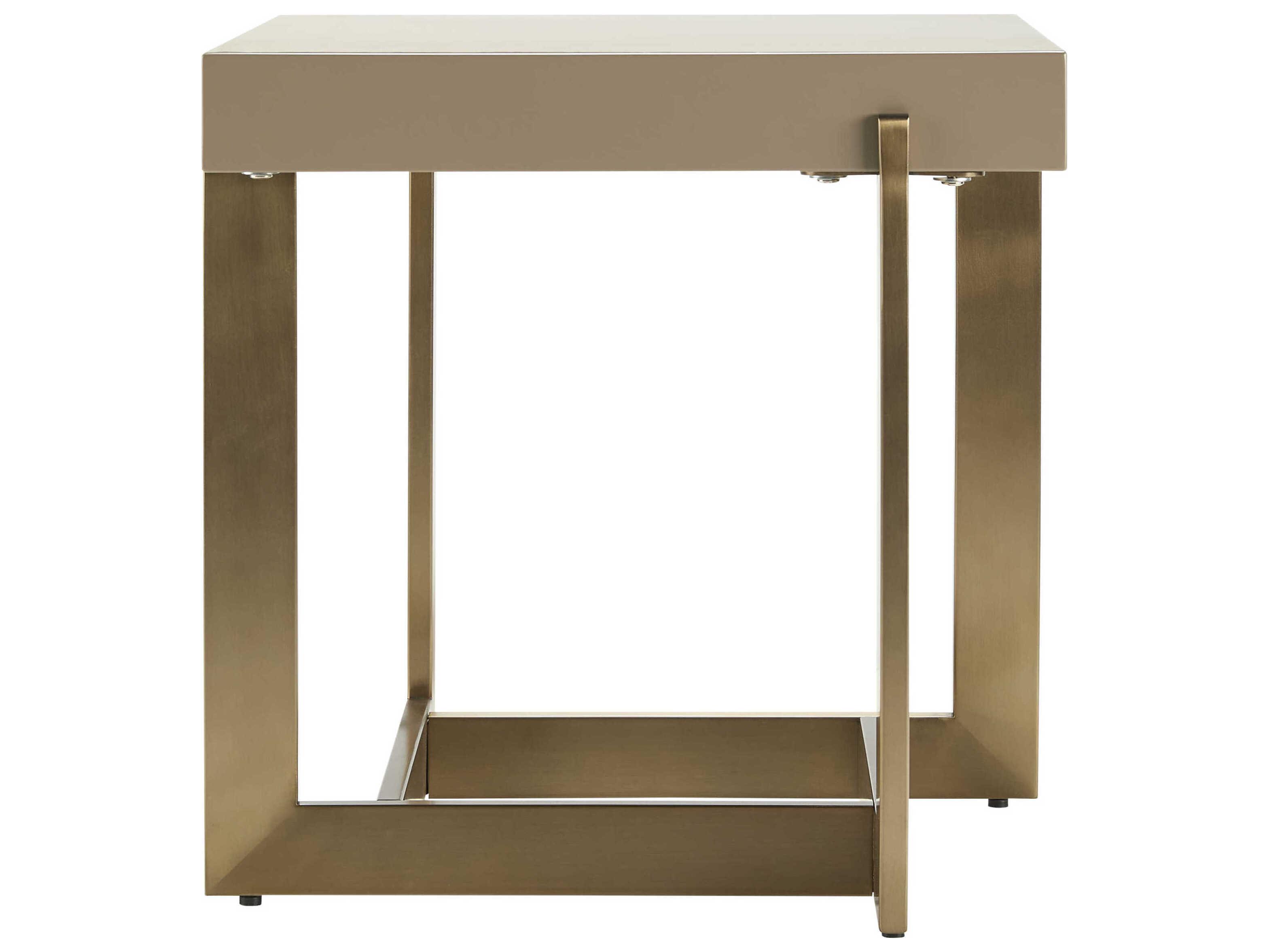 Surya Temy Square Wood End Table