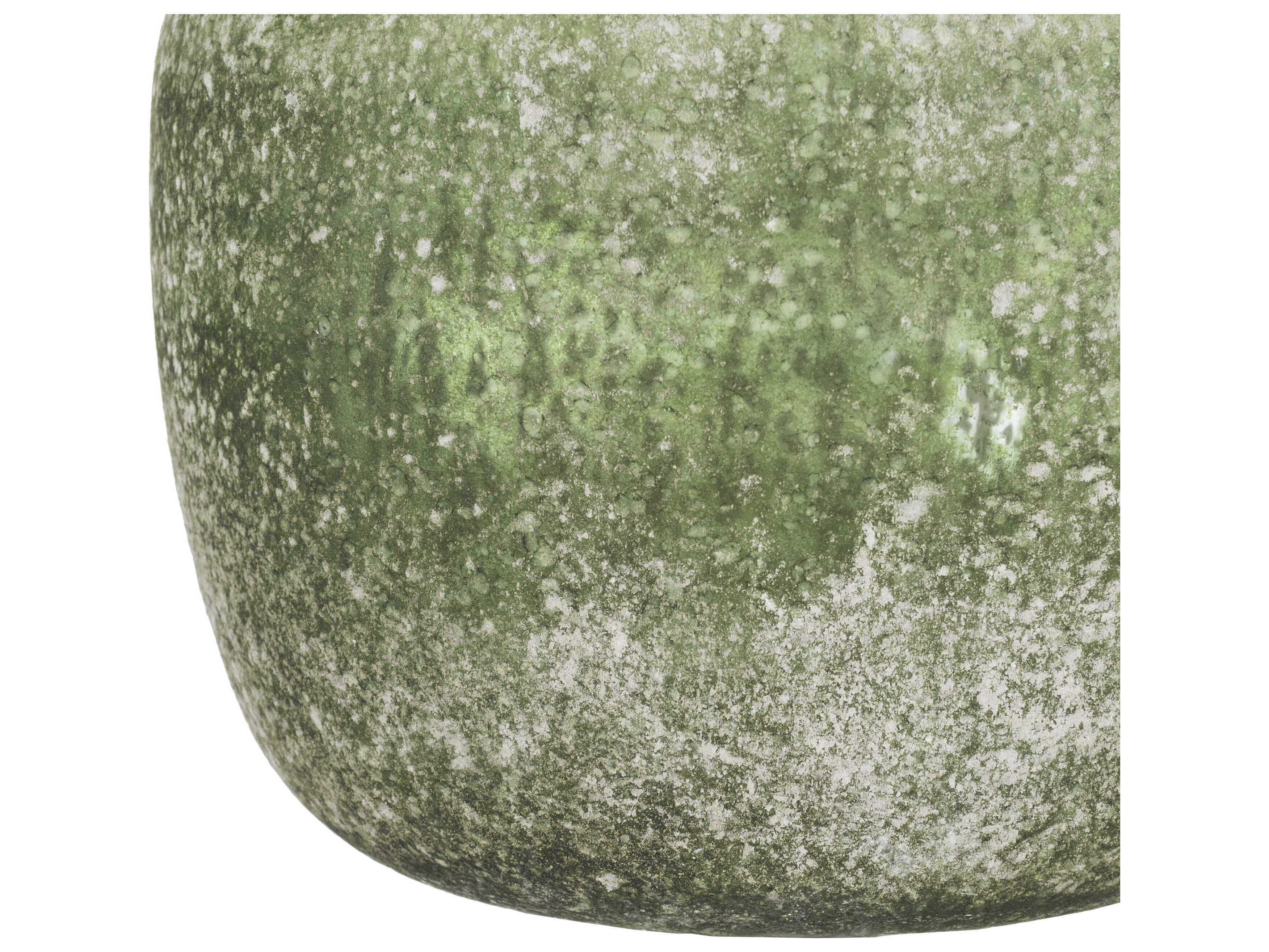 Surya Matteo Dark Green Light Gray Linen Buffet Lamp