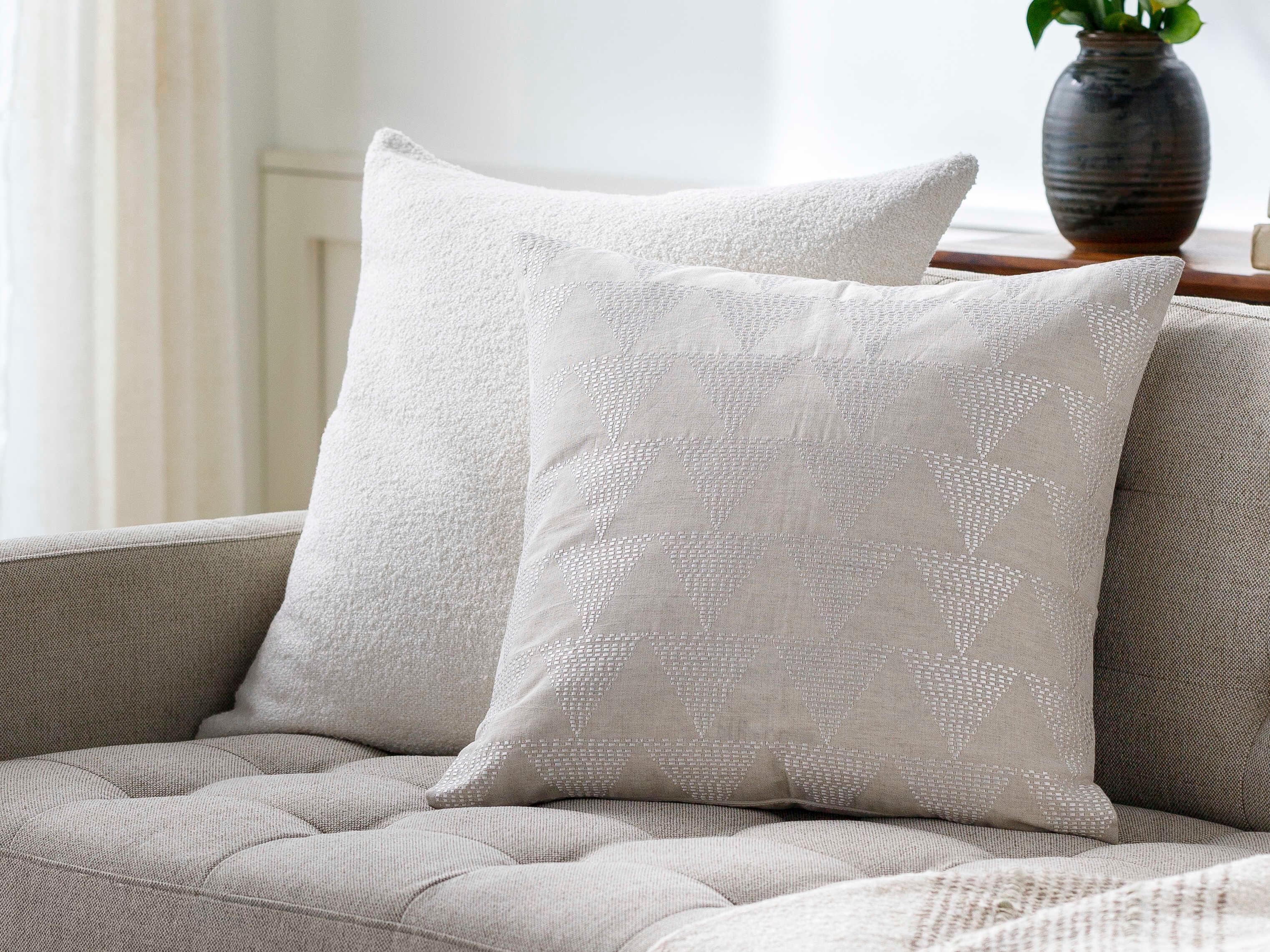 Surya Theodore Beige Pillow