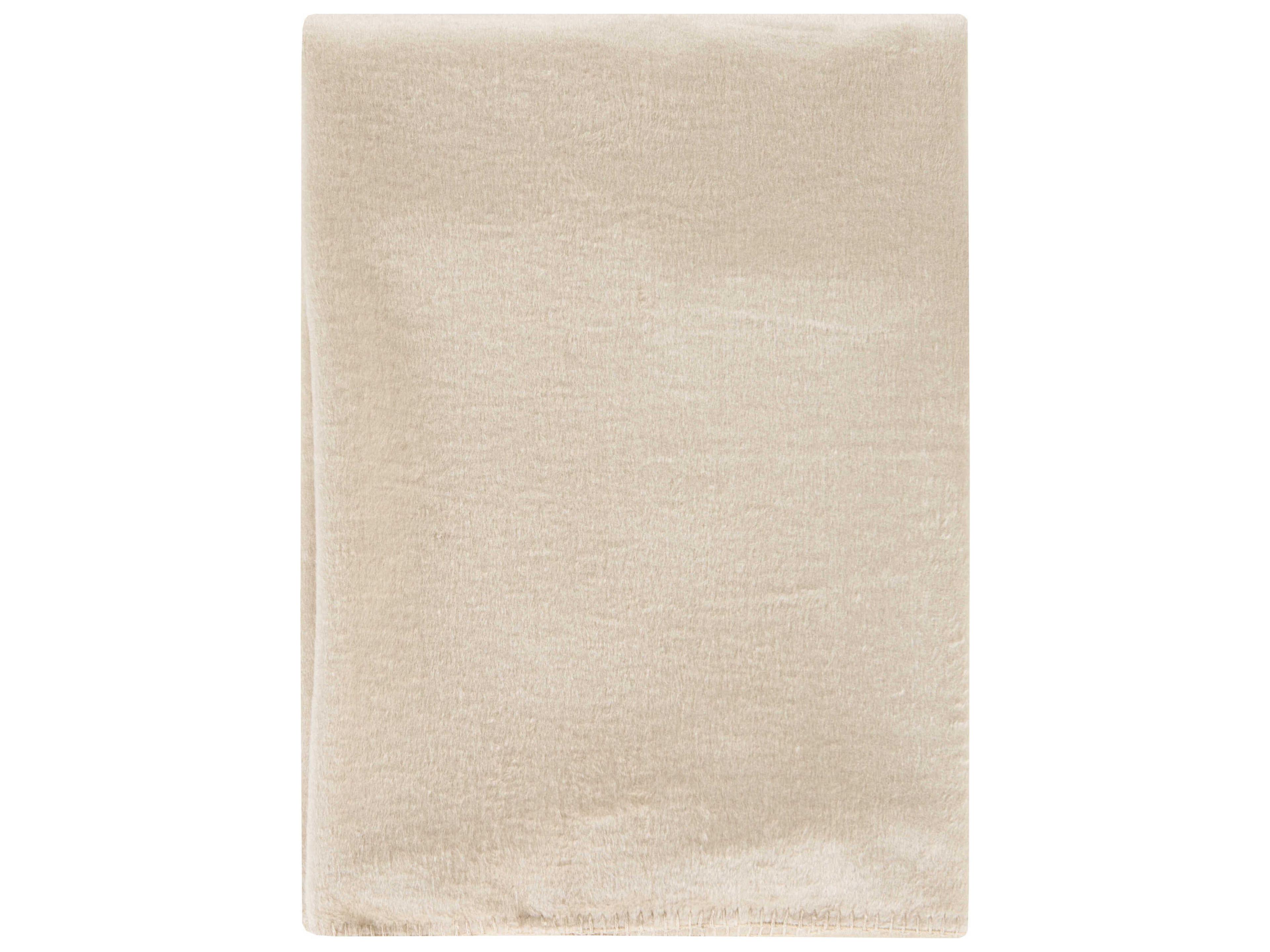Surya Thalia Light Beige Throw