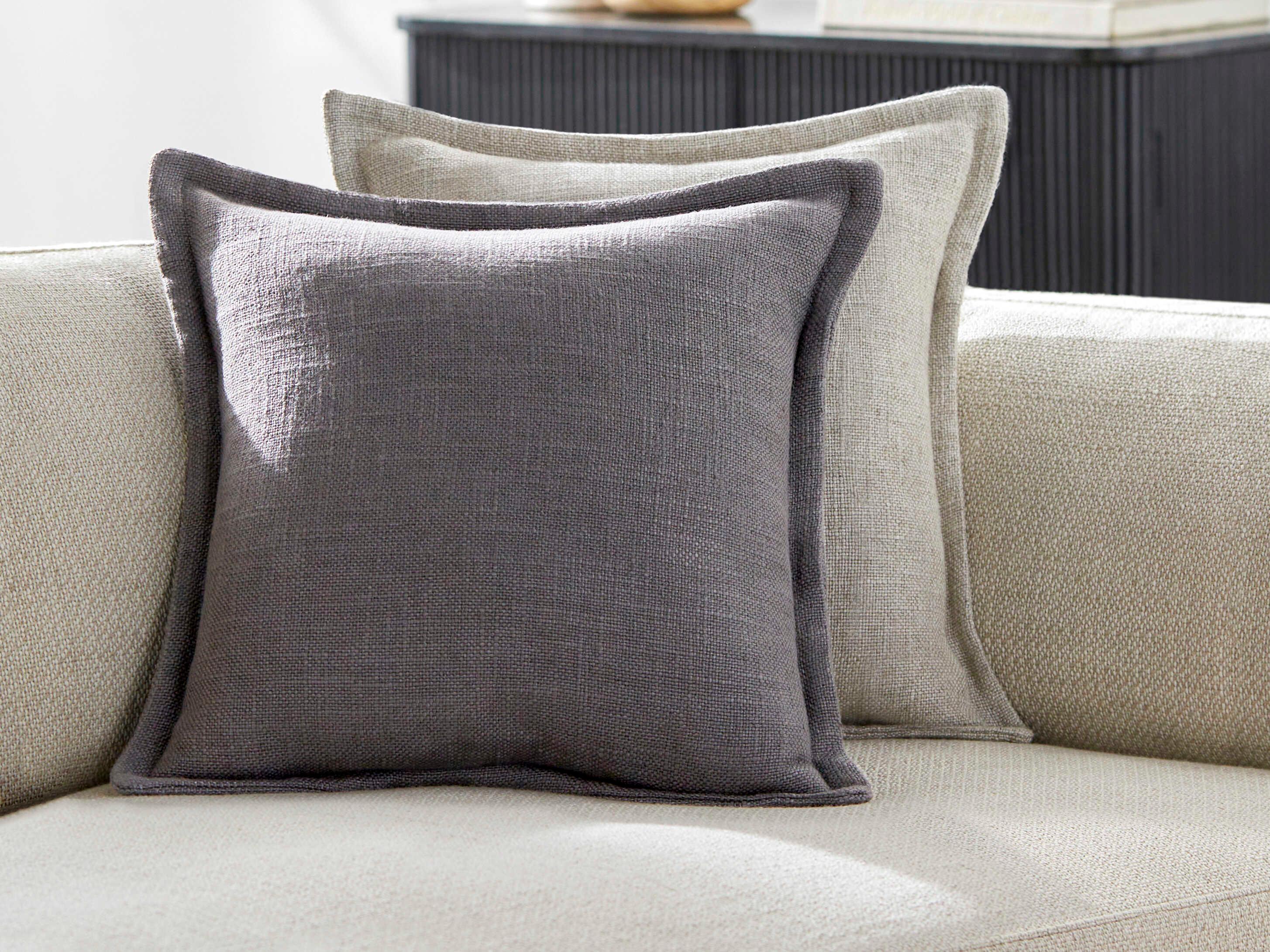 Surya Thurman Charcoal Pillow