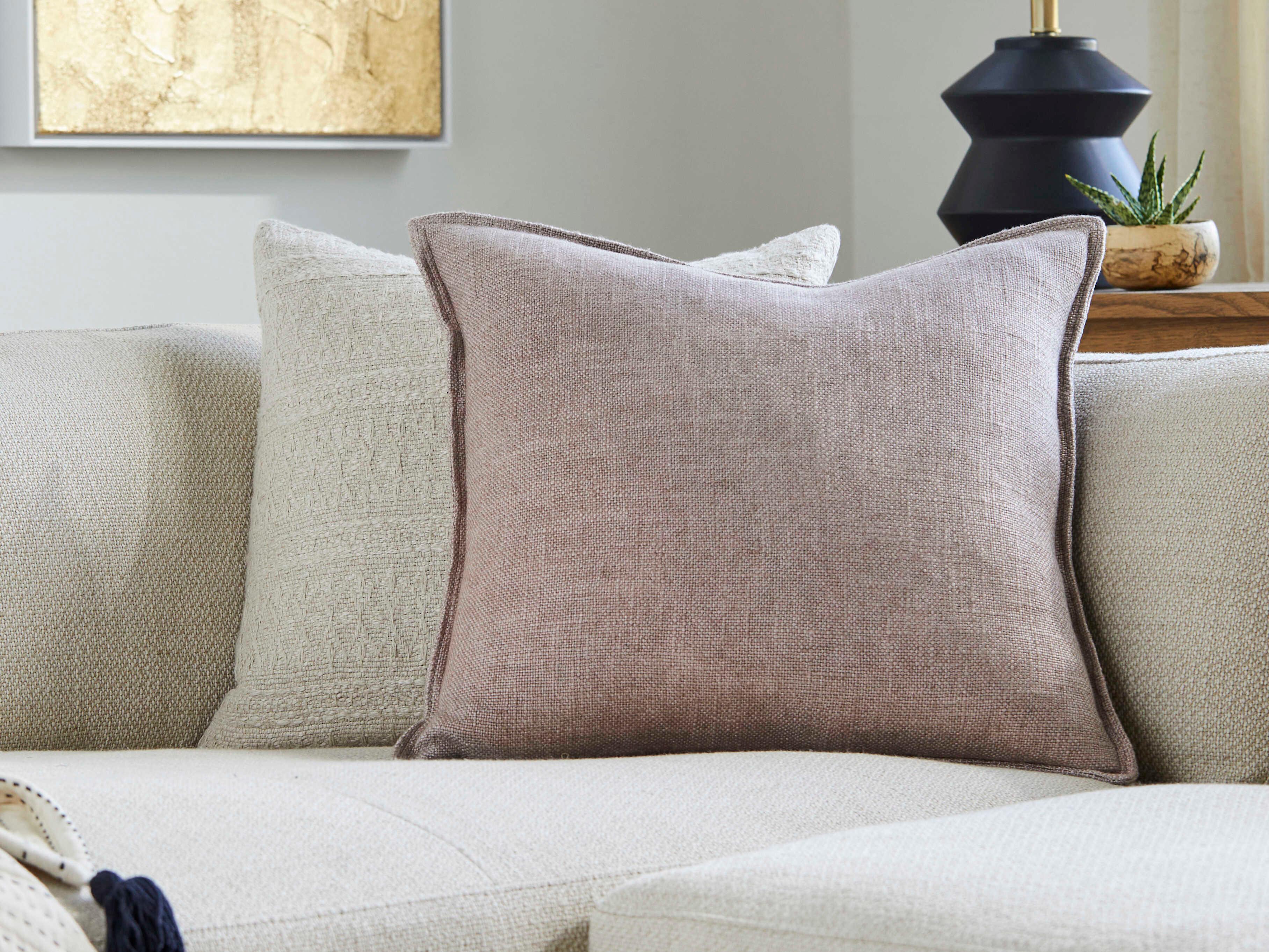 Surya Thurman Taupe Pillow