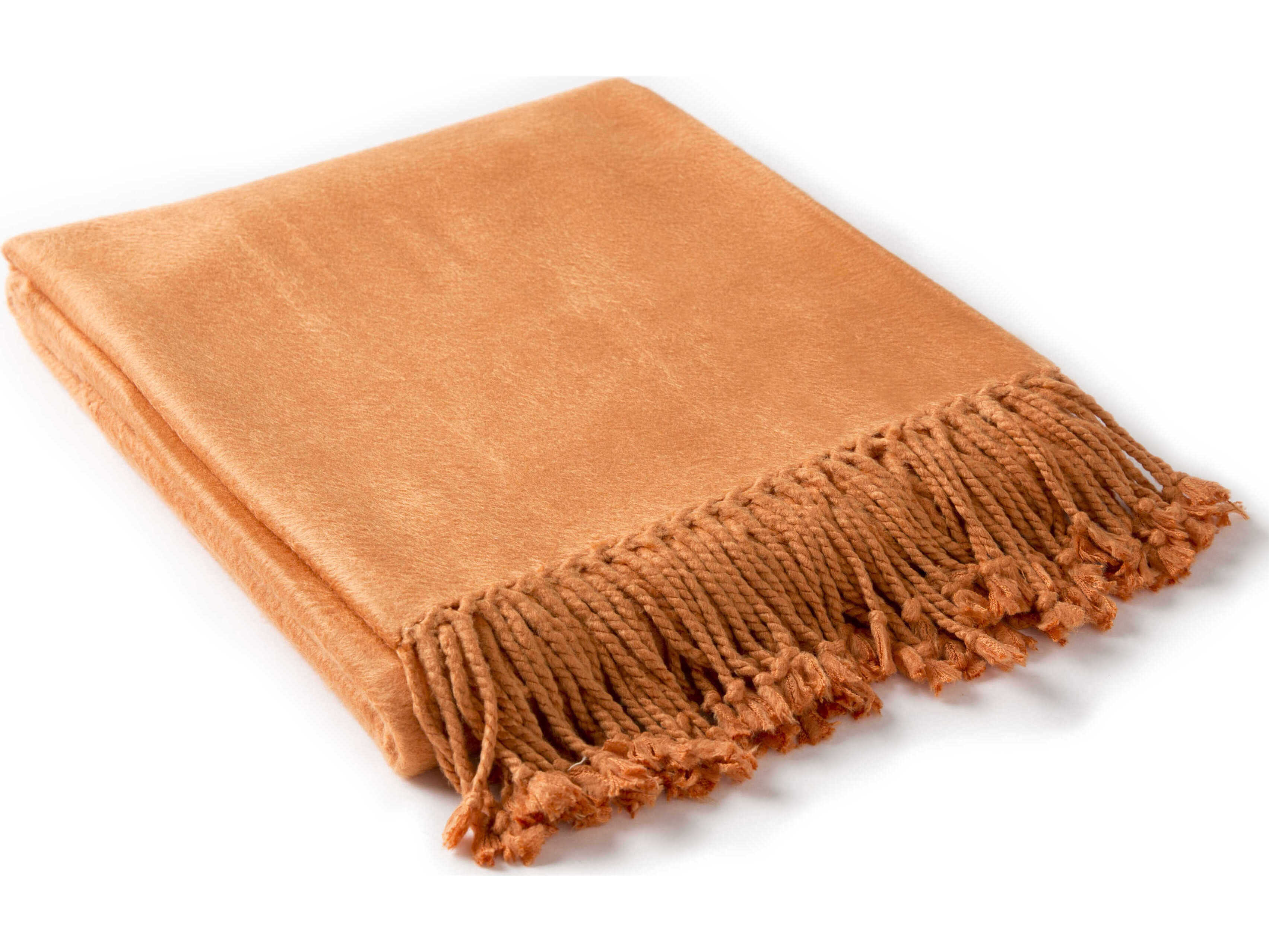 Surya Tian Tian Orange Throw