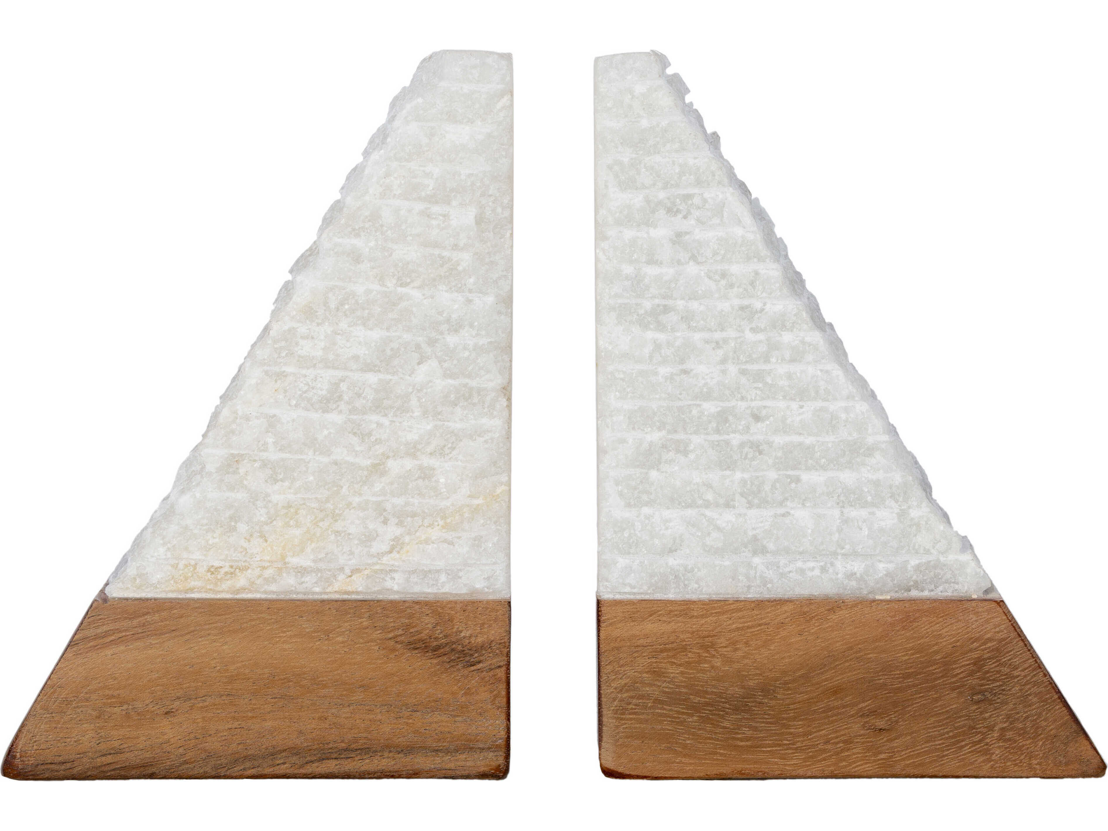 Surya Tikal White Bookends