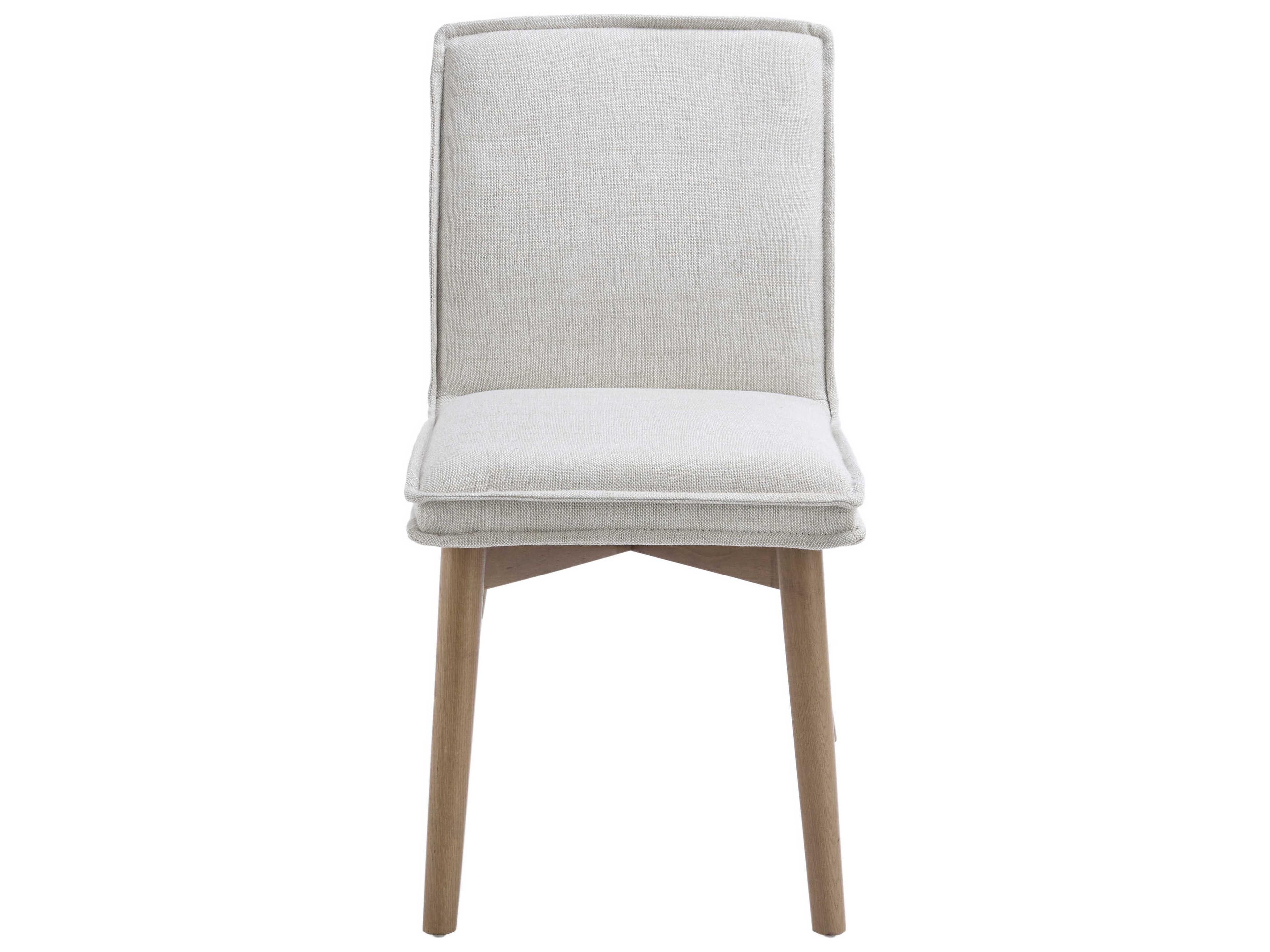Surya Tilly Beech Wood Gray Arm Dining Chair Set of 2